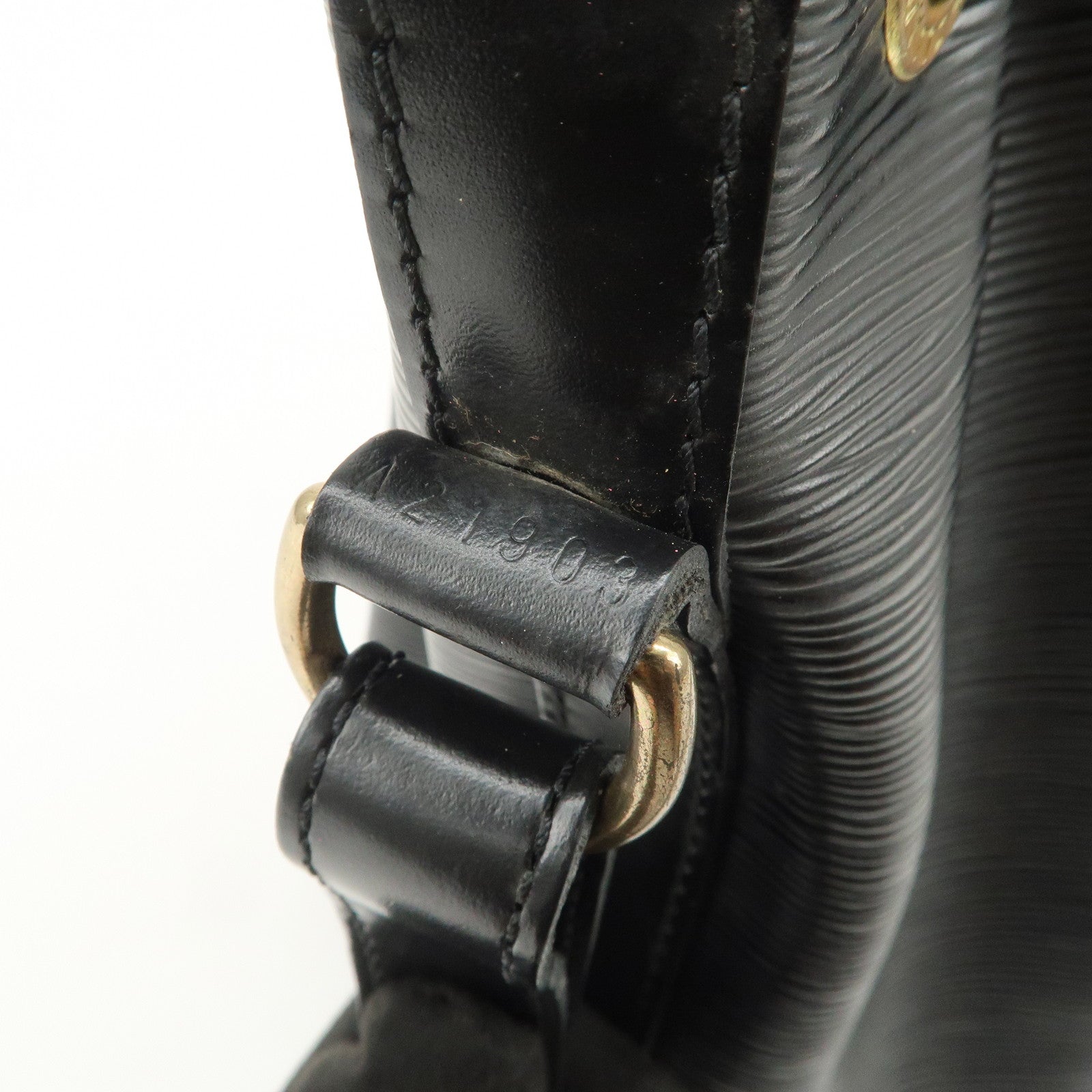 Louis Vuitton Epi Leather Petit Noe Shoulder Bag Noir Black M59012