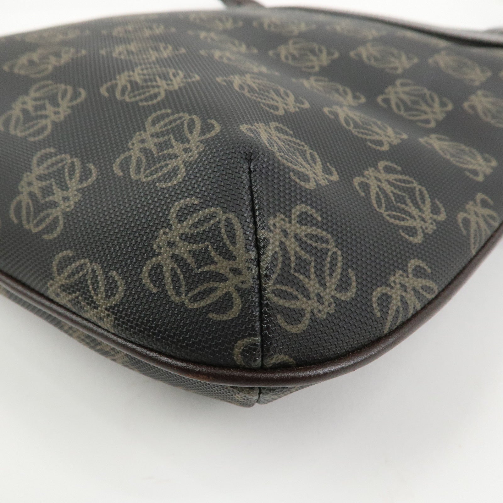 LOEWE Repeat Anagram Logo PVC Leather Shoulder Bag Crossbody Bag