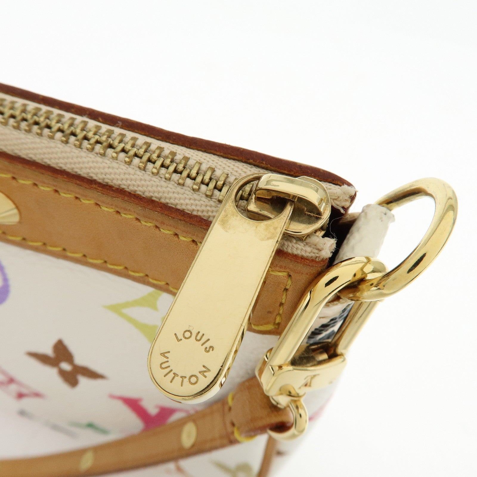 Louis Vuitton Monogram Multicolor Pochette Accessoires Blanc M92649