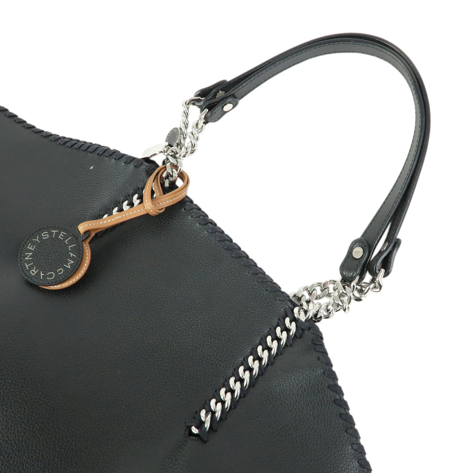 STELLA MCCARTNEY Faux Leather MIRUMﾂｮRe-Edition Tote Bag Black
