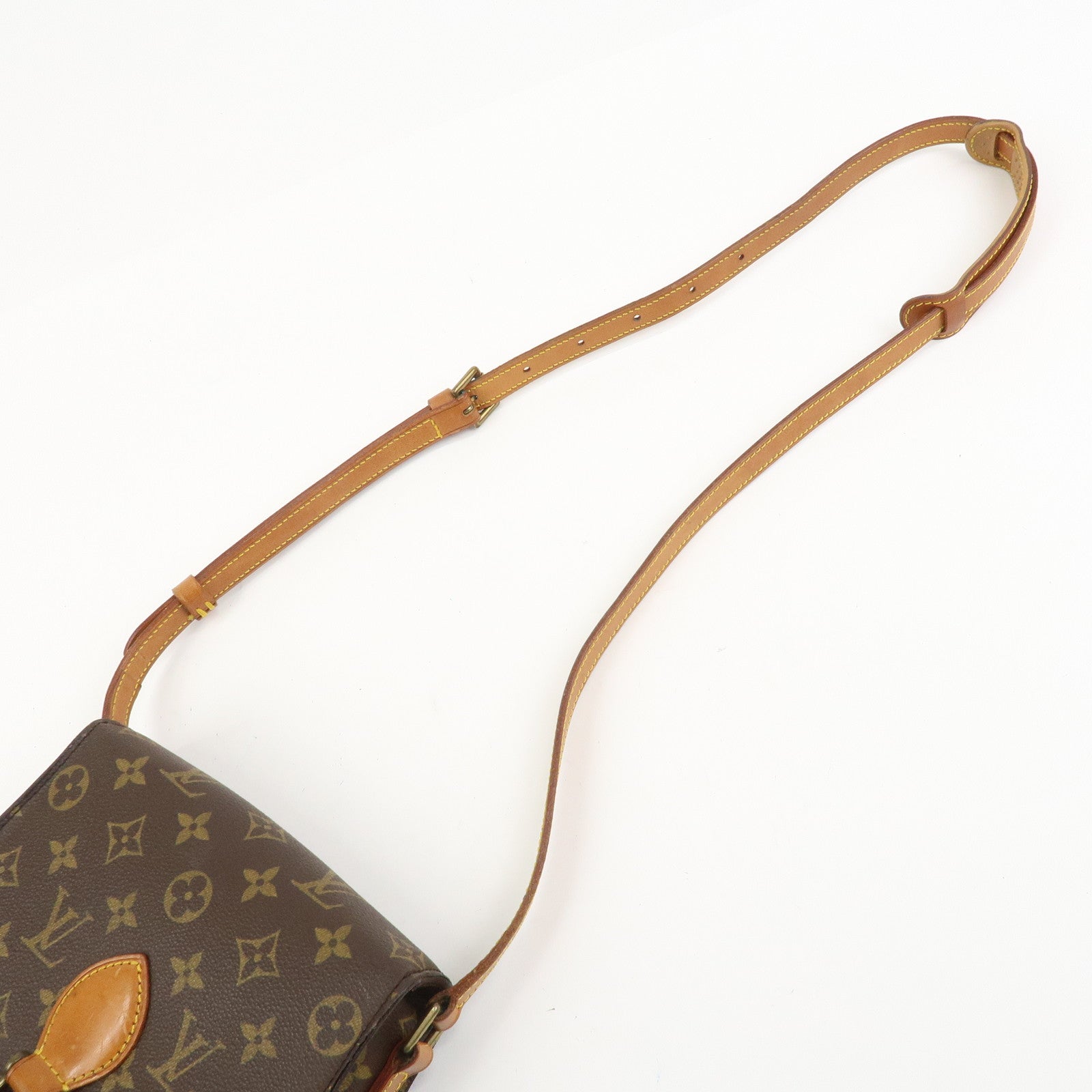 Louis Vuitton Monogram Saint Cloud MM Shoulder Bag Brown M51243