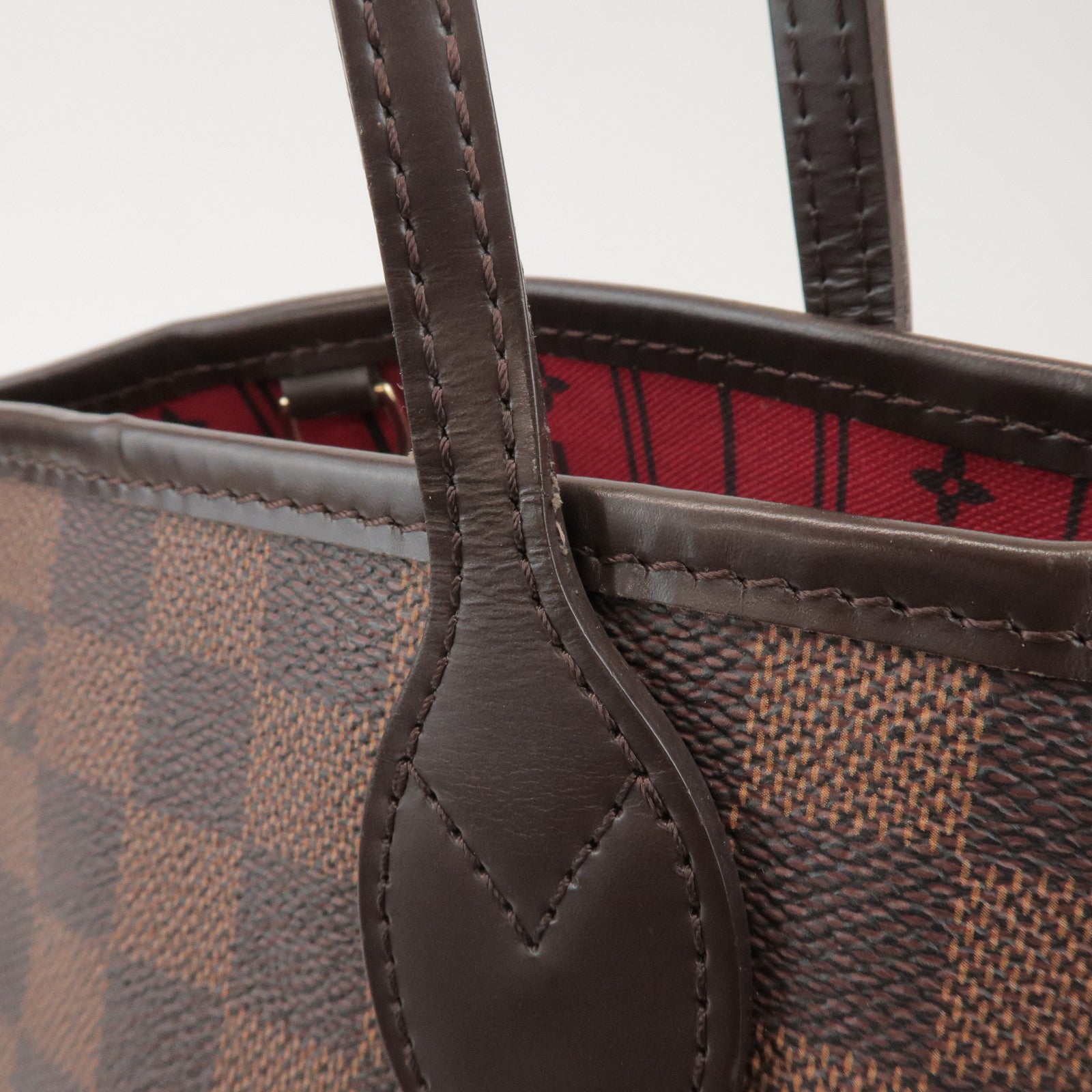 Louis Vuitton Damier Neverfull PM Canvas Tote Bag Brown N41359