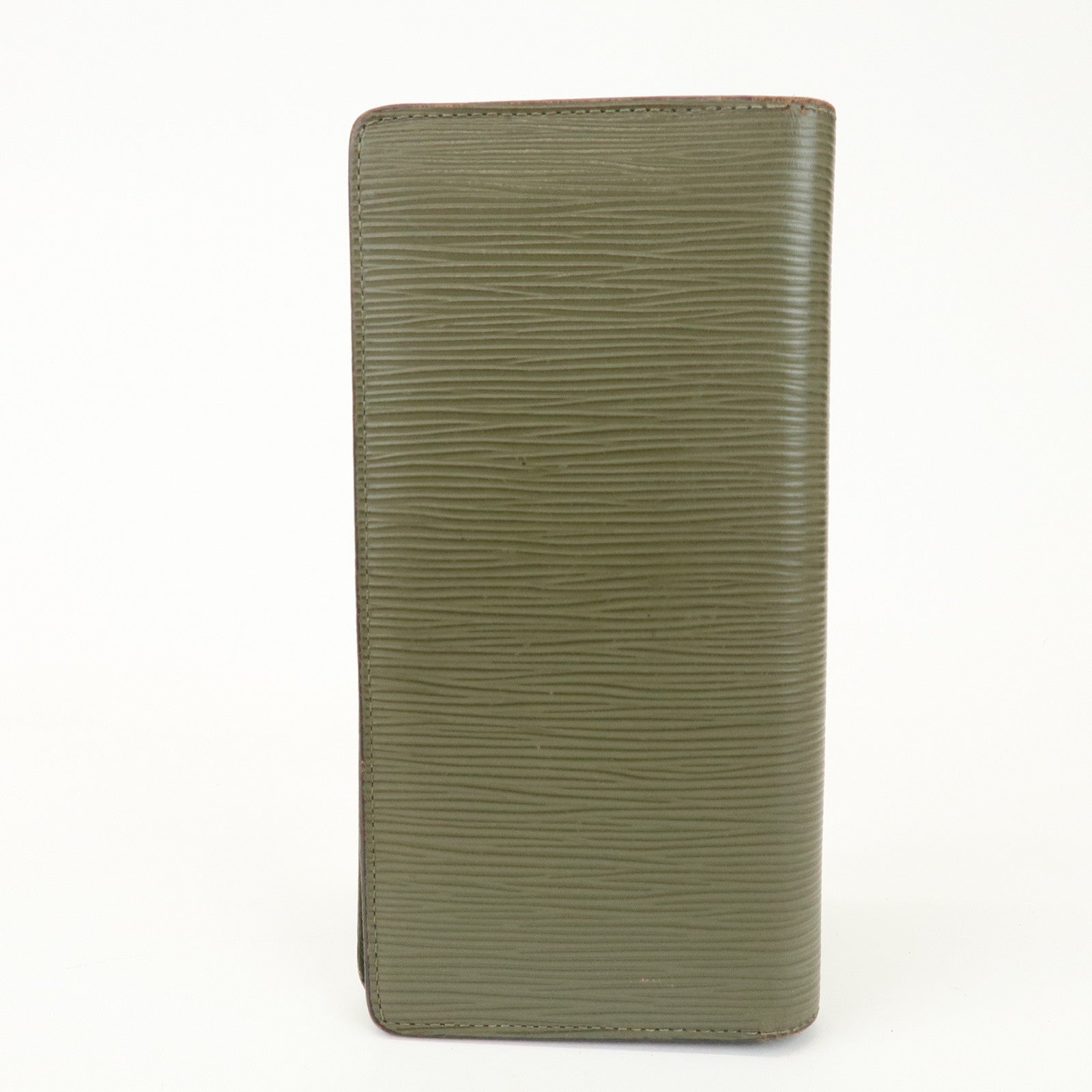 Louis Vuitton Epi Leather Portefeuille Brazza Wallet Khaki M61819