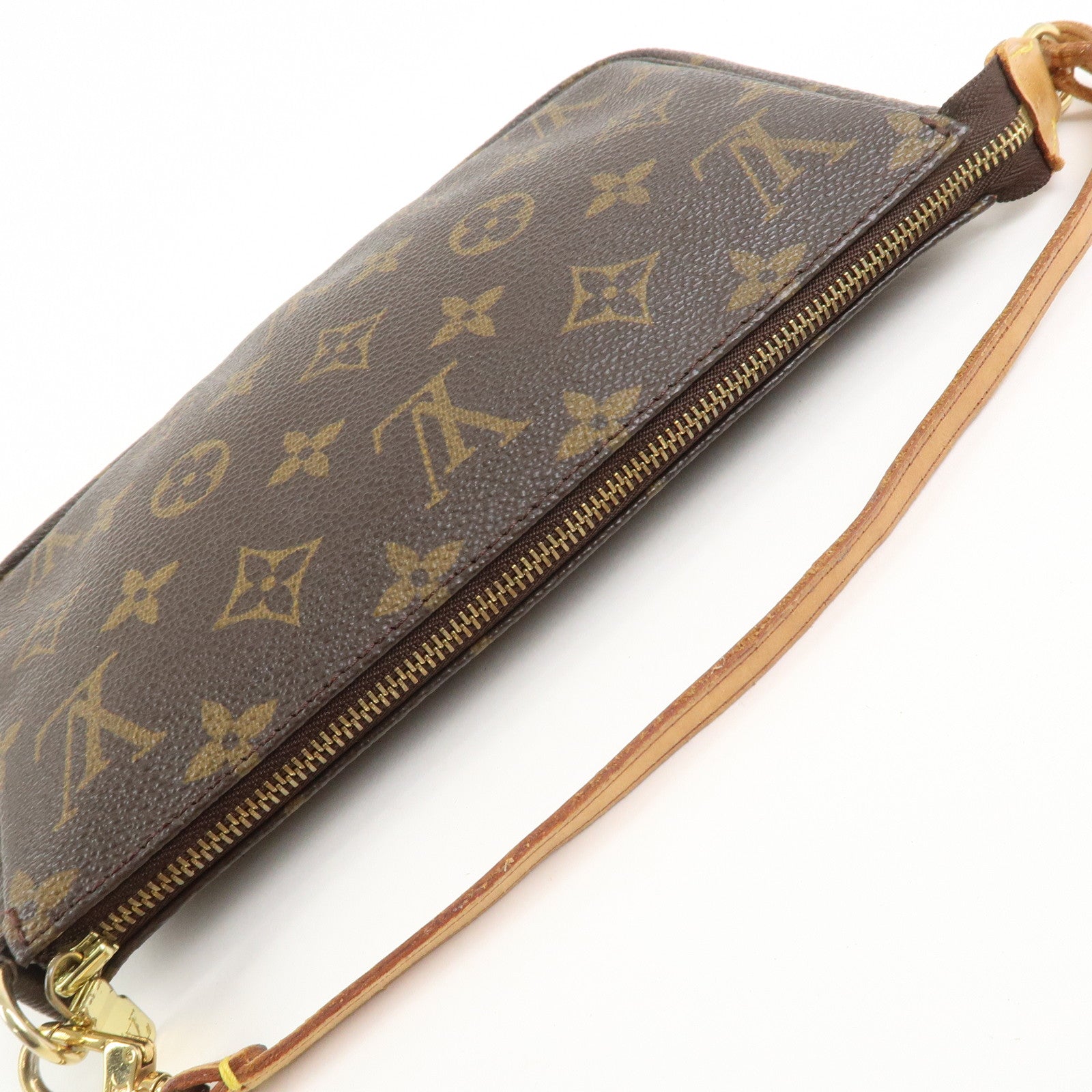 Louis Vuitton Monogram Pochette Accessoires Pouch Hand Bag M51980
