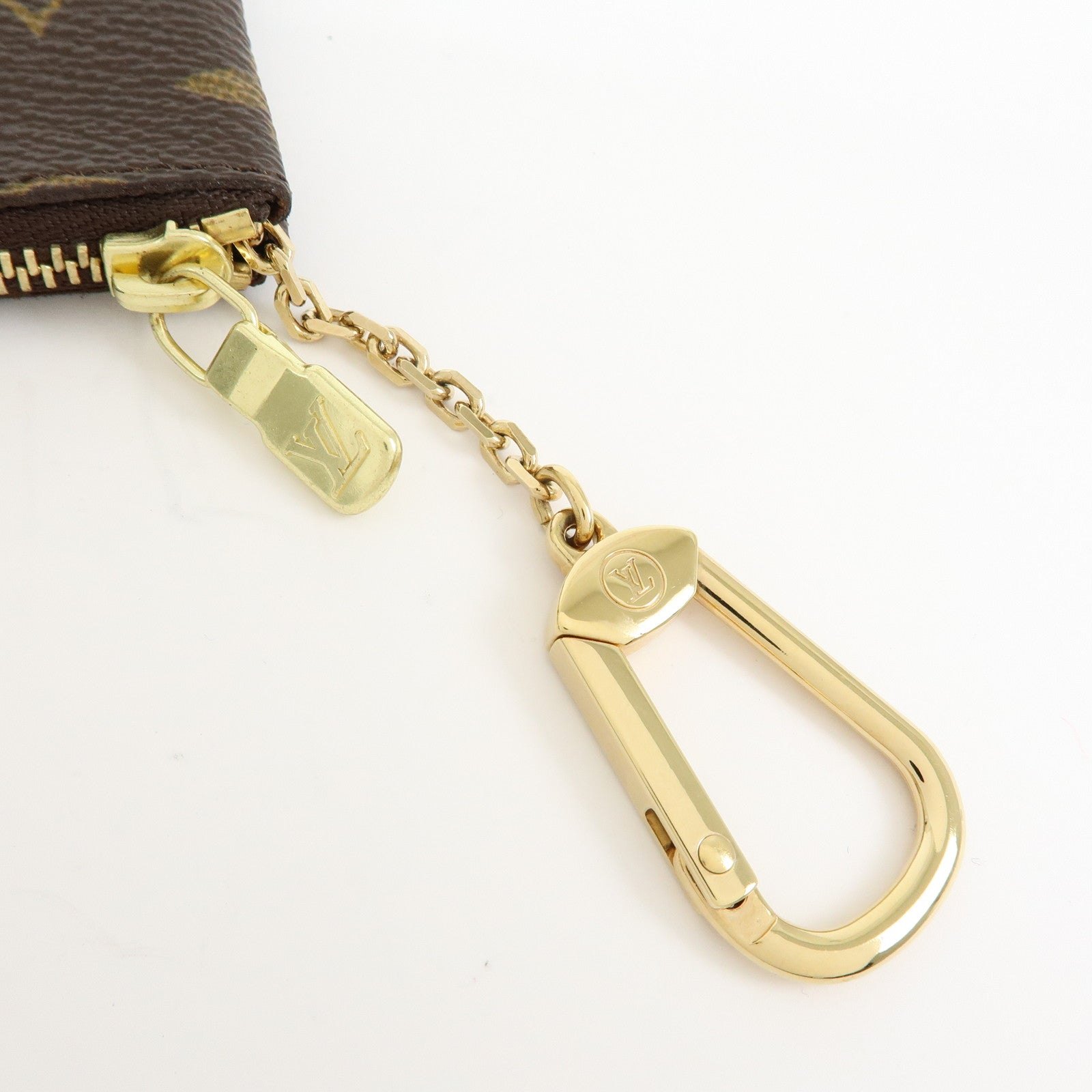 Louis Vuitton Monogram Pochette Cles Coin Case Key Case M62650