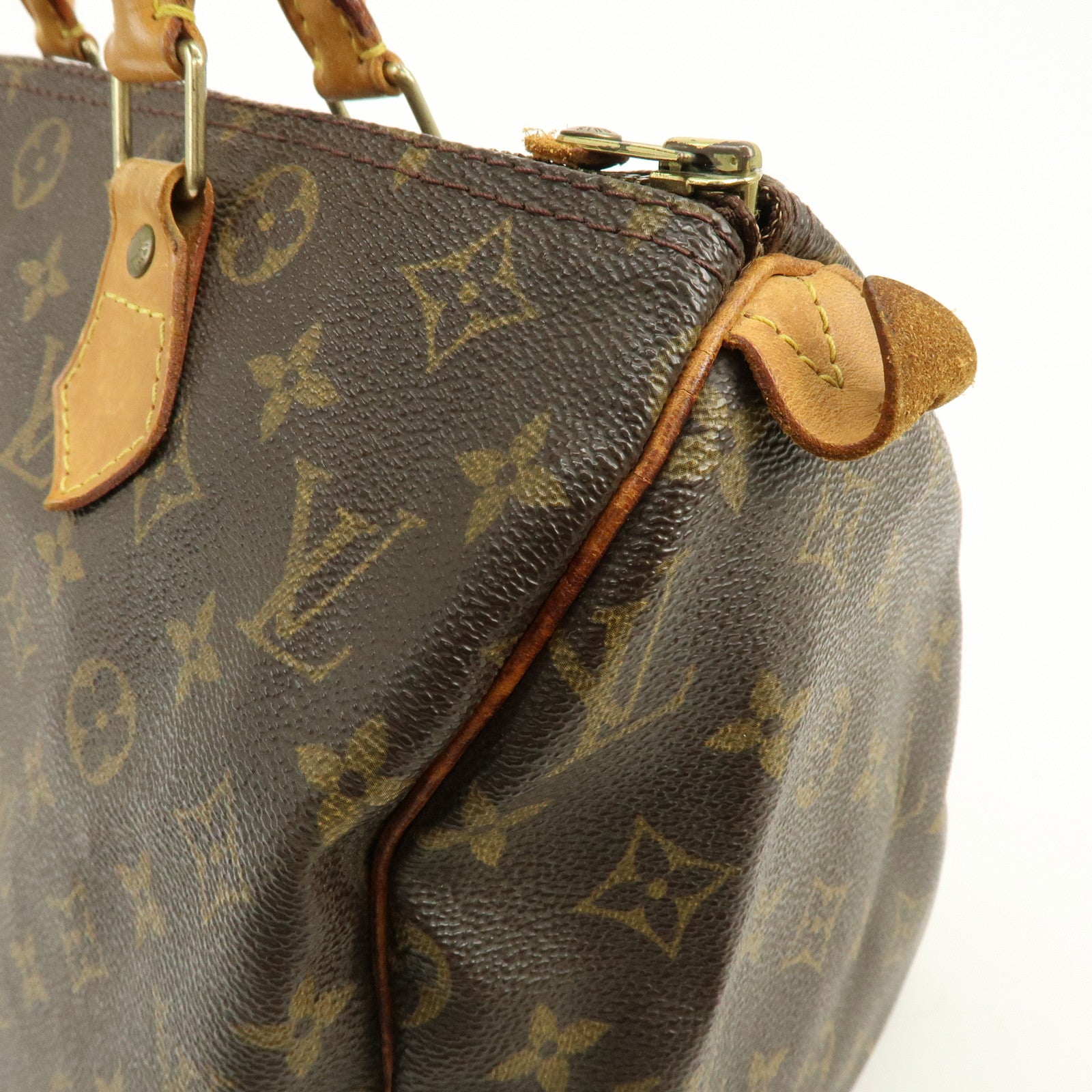 Louis Vuitton Monogram Speedy 30 Boston Bag Hand Bag Brown M41526