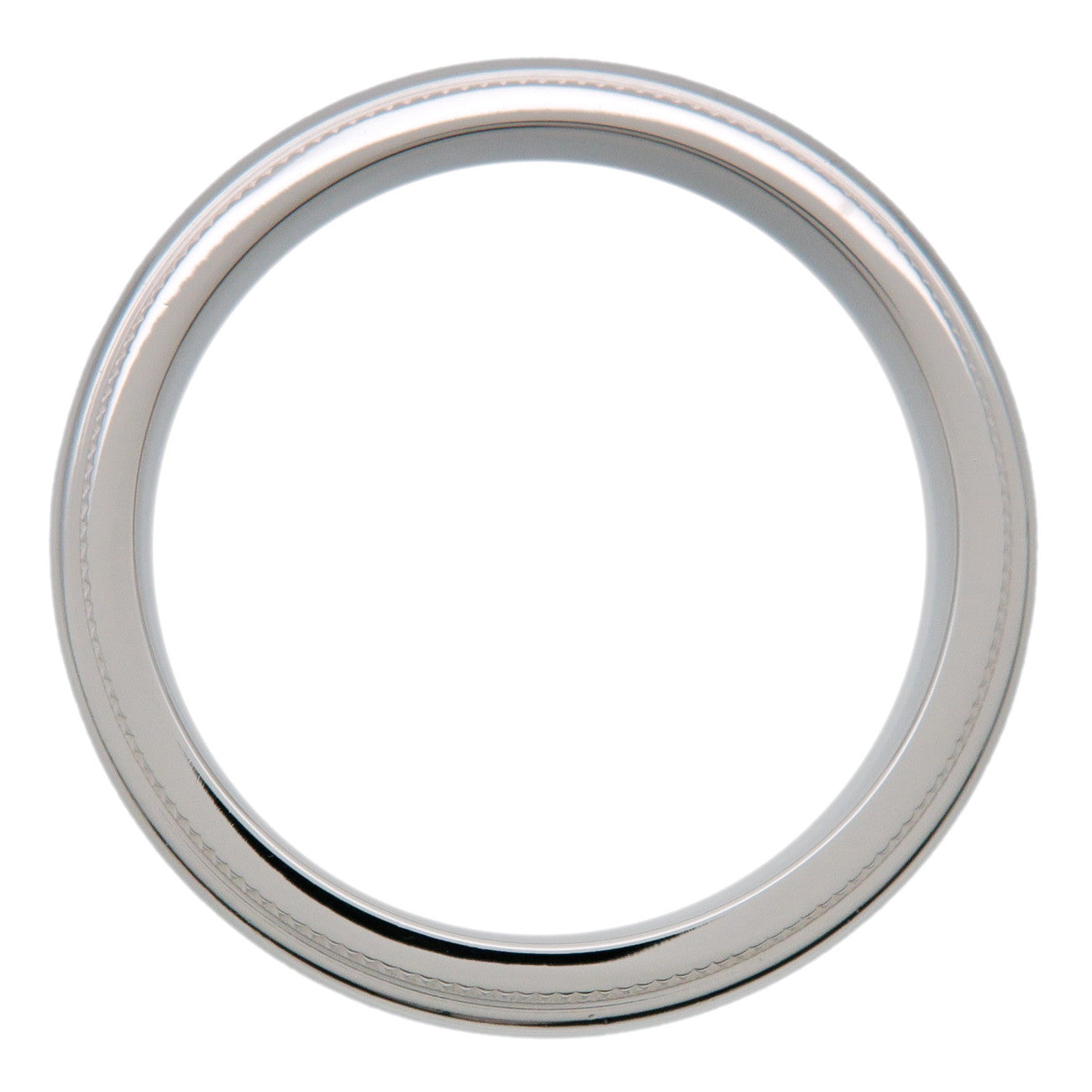 Tiffany & Co Milgrain Band Ring PT950 Platinum US5.75 EU51 HK12.5