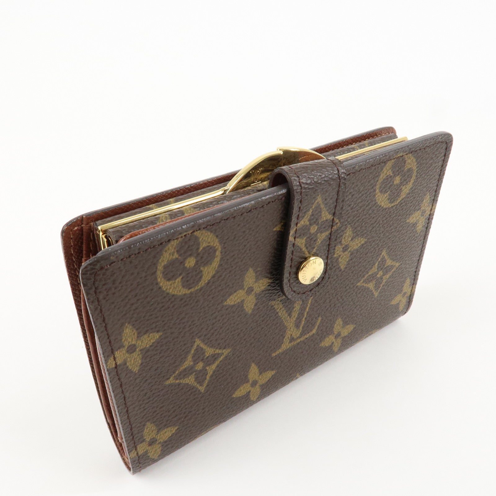 Louis Vuitton Monogram Porte Monnaie Billets Viennois Wallet M61663 Used