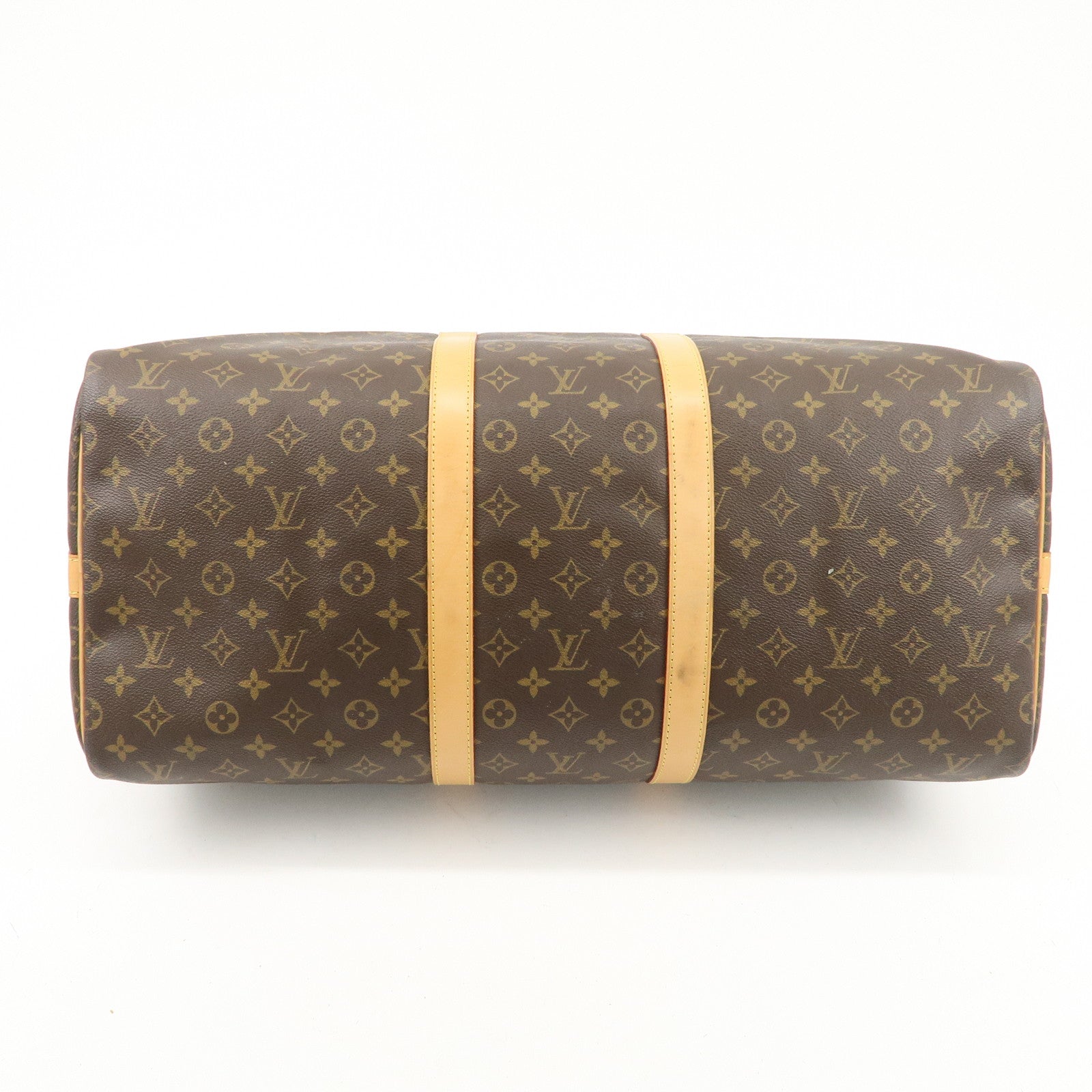 Louis Vuitton Monogram Keep All Bandouliere 55 Boston Bag M41414 Used