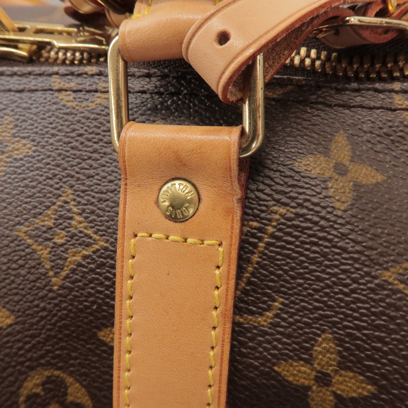 Louis Vuitton Monogram Keep All Bandouliere 55 Boston Bag M41414