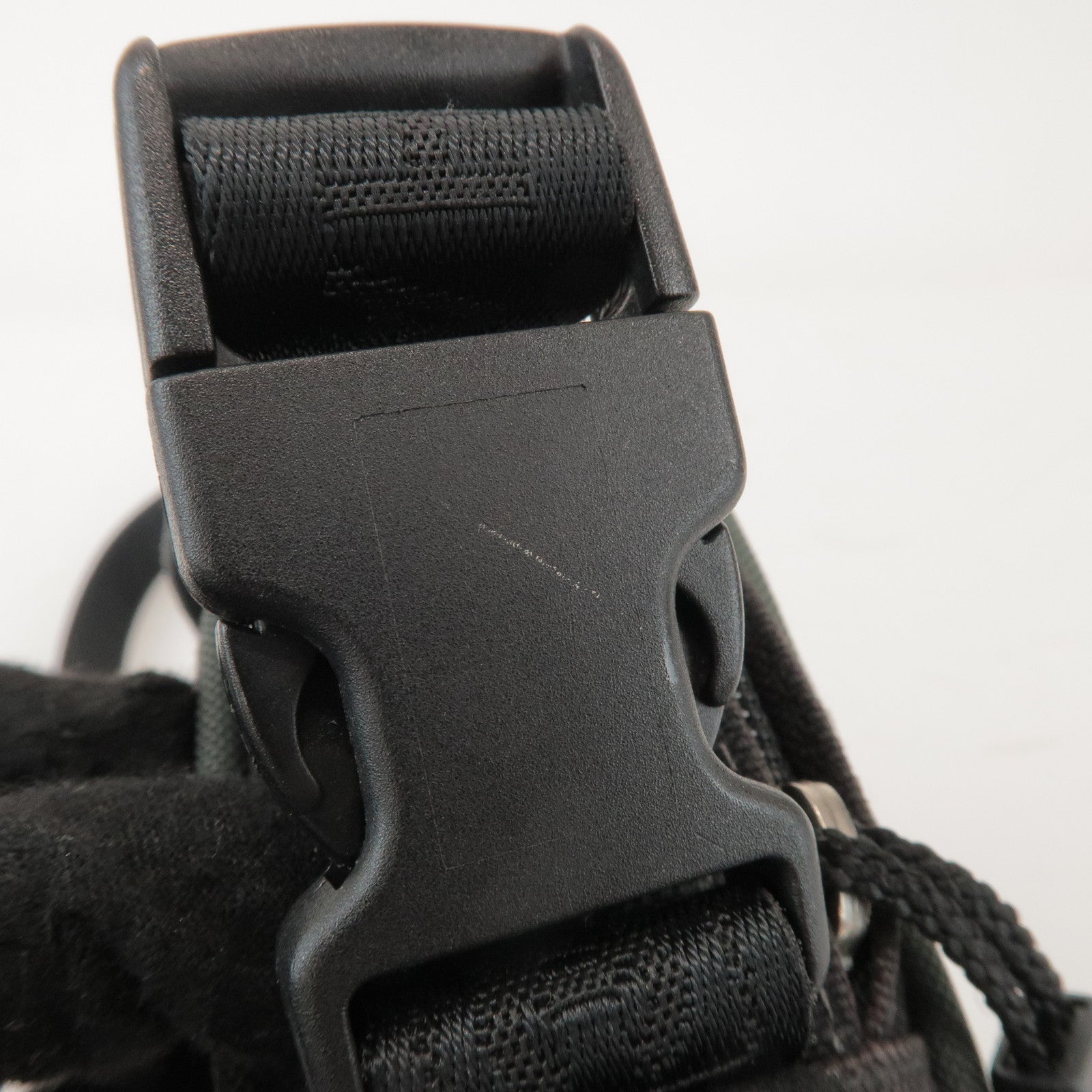 CHANEL Sport Line COCO Mark Canvas Shoulder Bag Black Green A23300