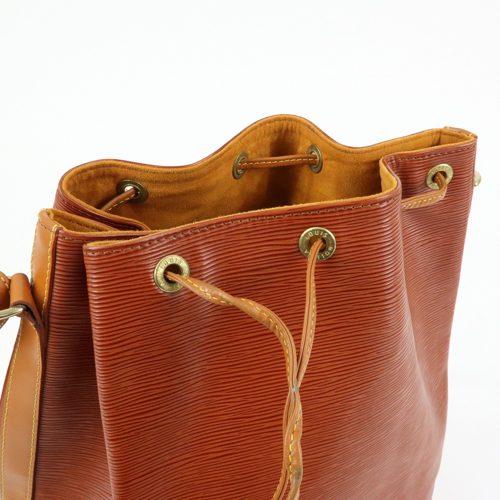 Louis Vuitton Epi Noe Bi-Color Shoulder Bag Kenya Brown M44028
