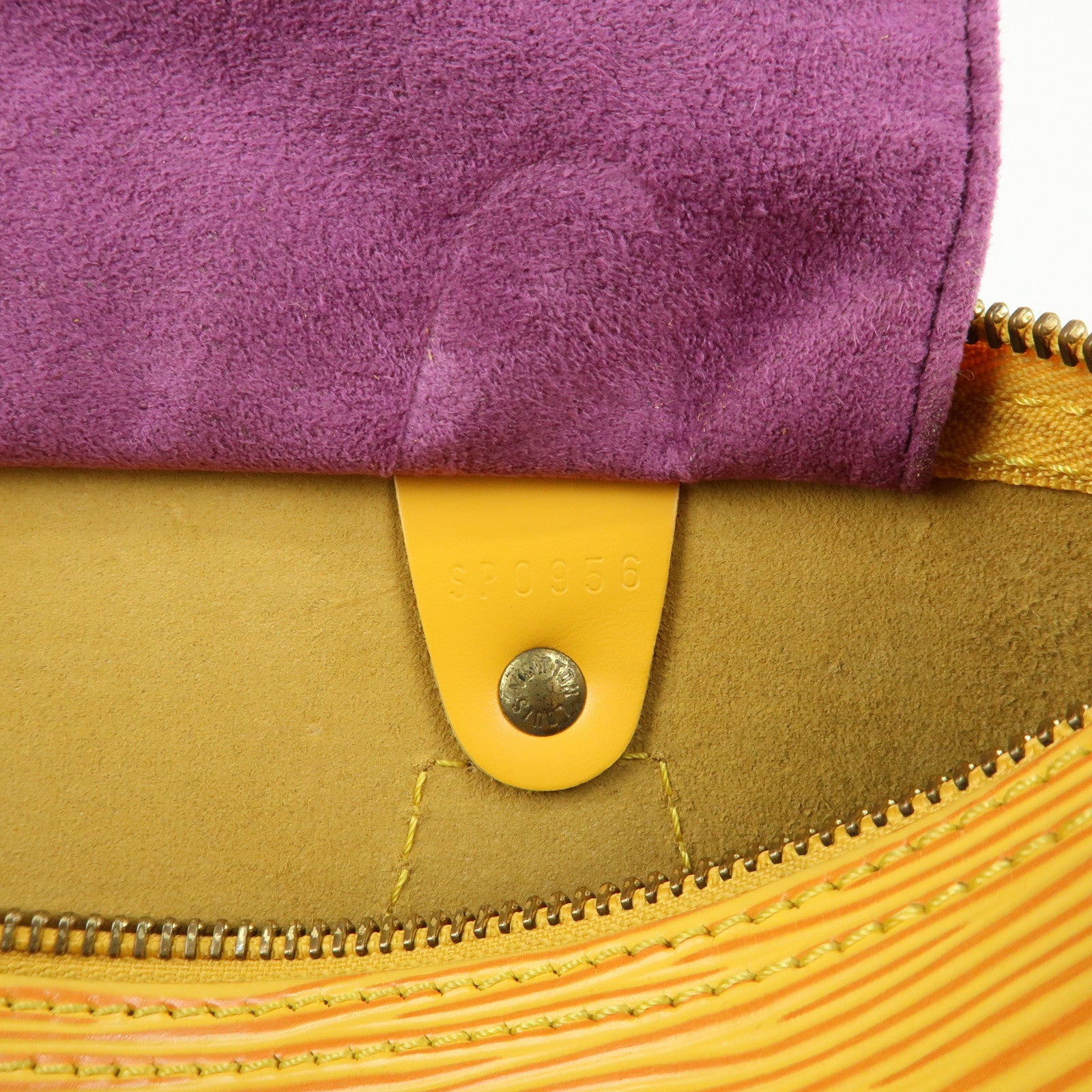 Louis Vuitton Epi Speedy 25 Boston Bag Hand Bag Yellow M43019