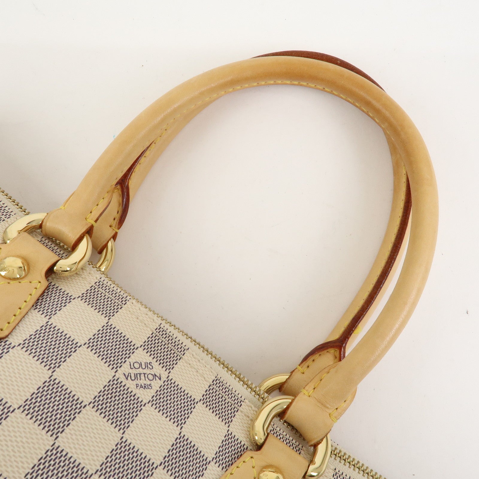 Louis Vuitton Damier Azur Saleya PM Tote Bag Hand Bag N51186