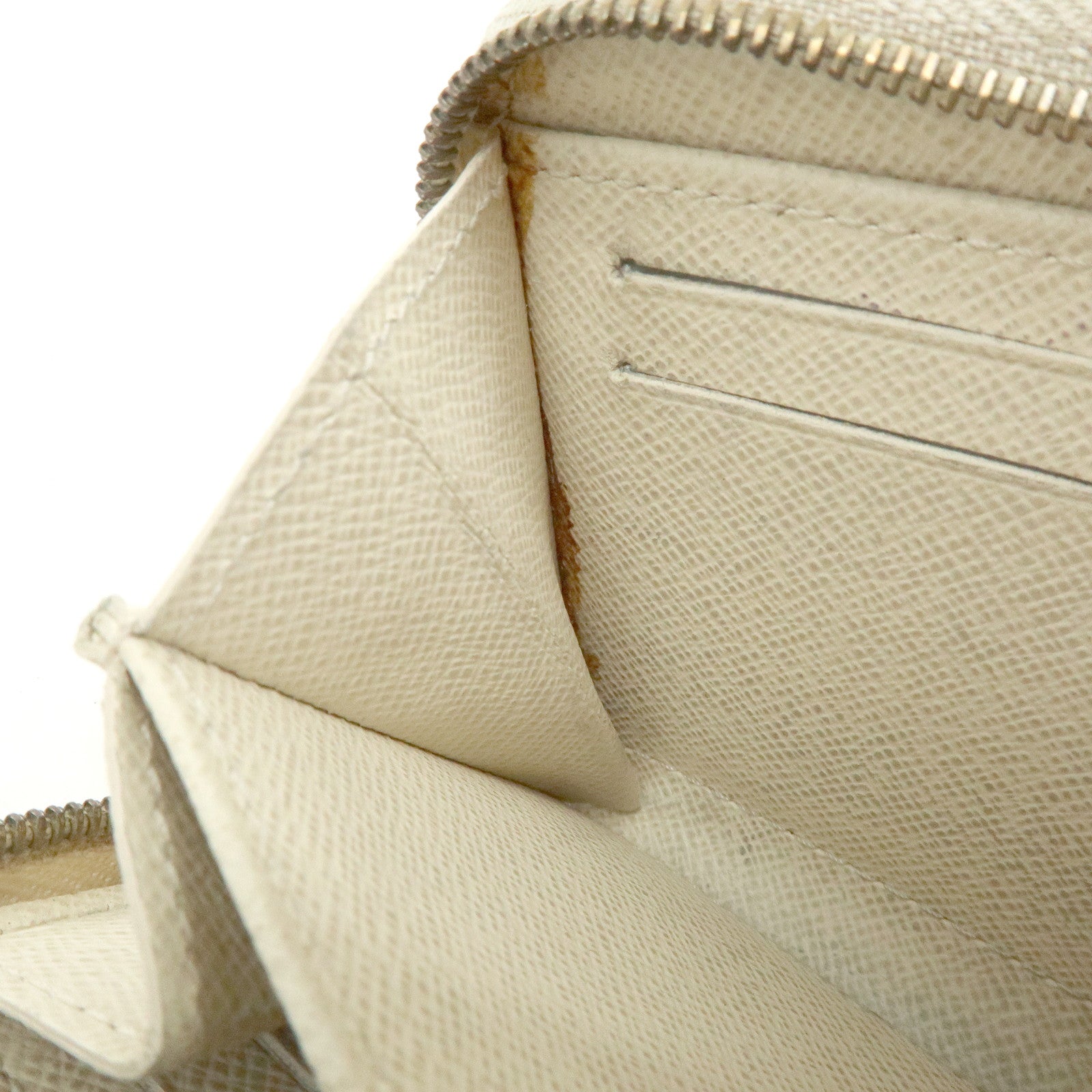 Louis Vuitton Damier Azur Zippy Coin Purse Coin Case Ivory N63069