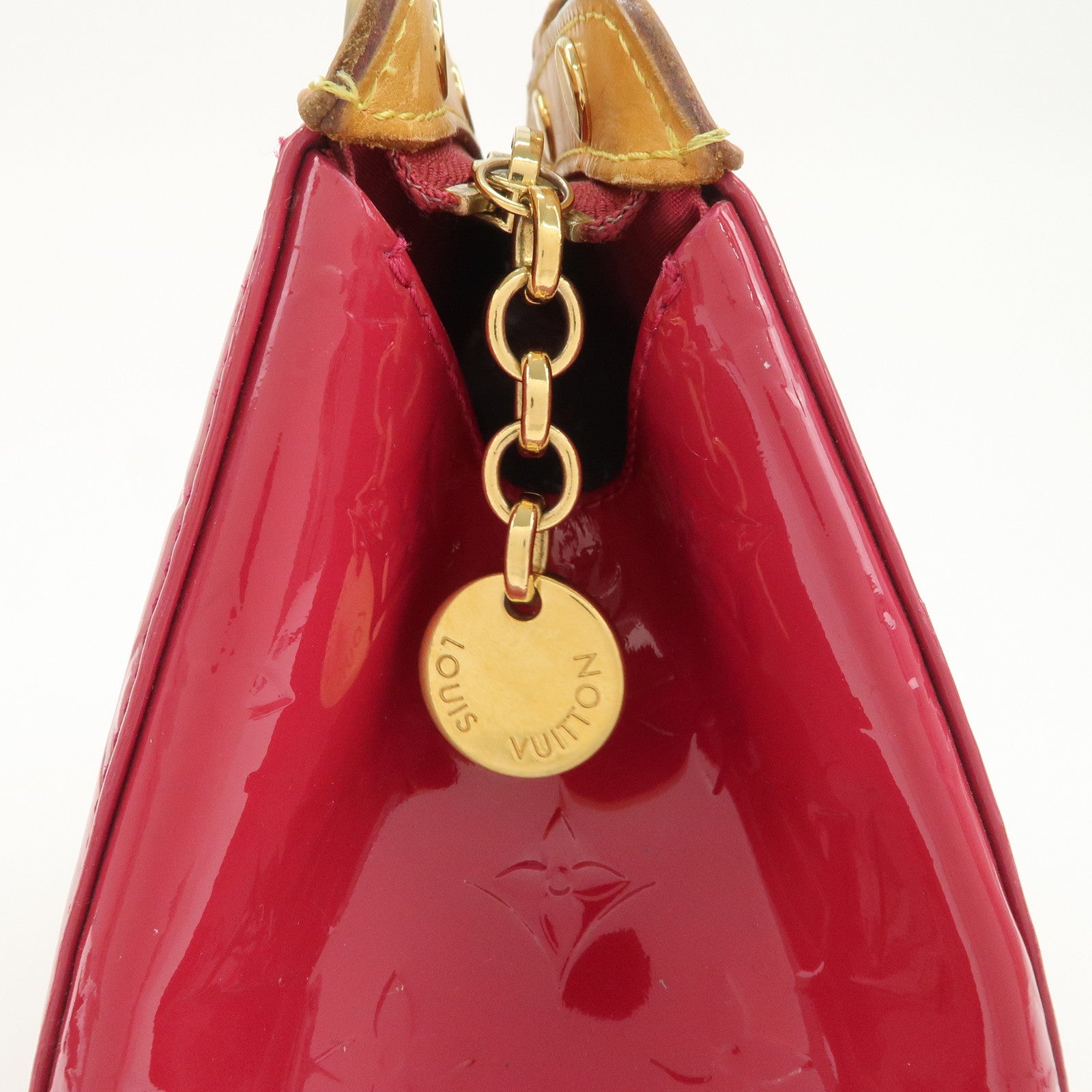 Louis Vuitton Vernis Brea MM 2Way Bag Hand Bag RoseIndien M91798