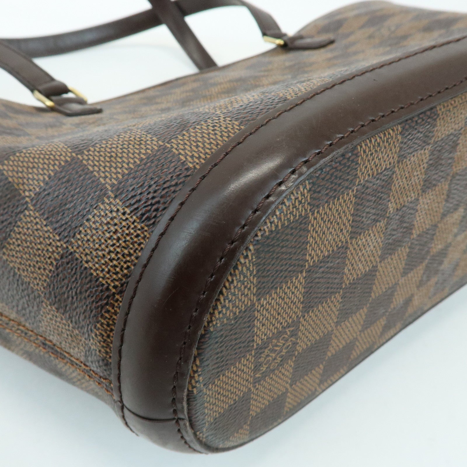 Louis Vuitton Damier Manosque PM Canvas Tote Bag Ebene N51121