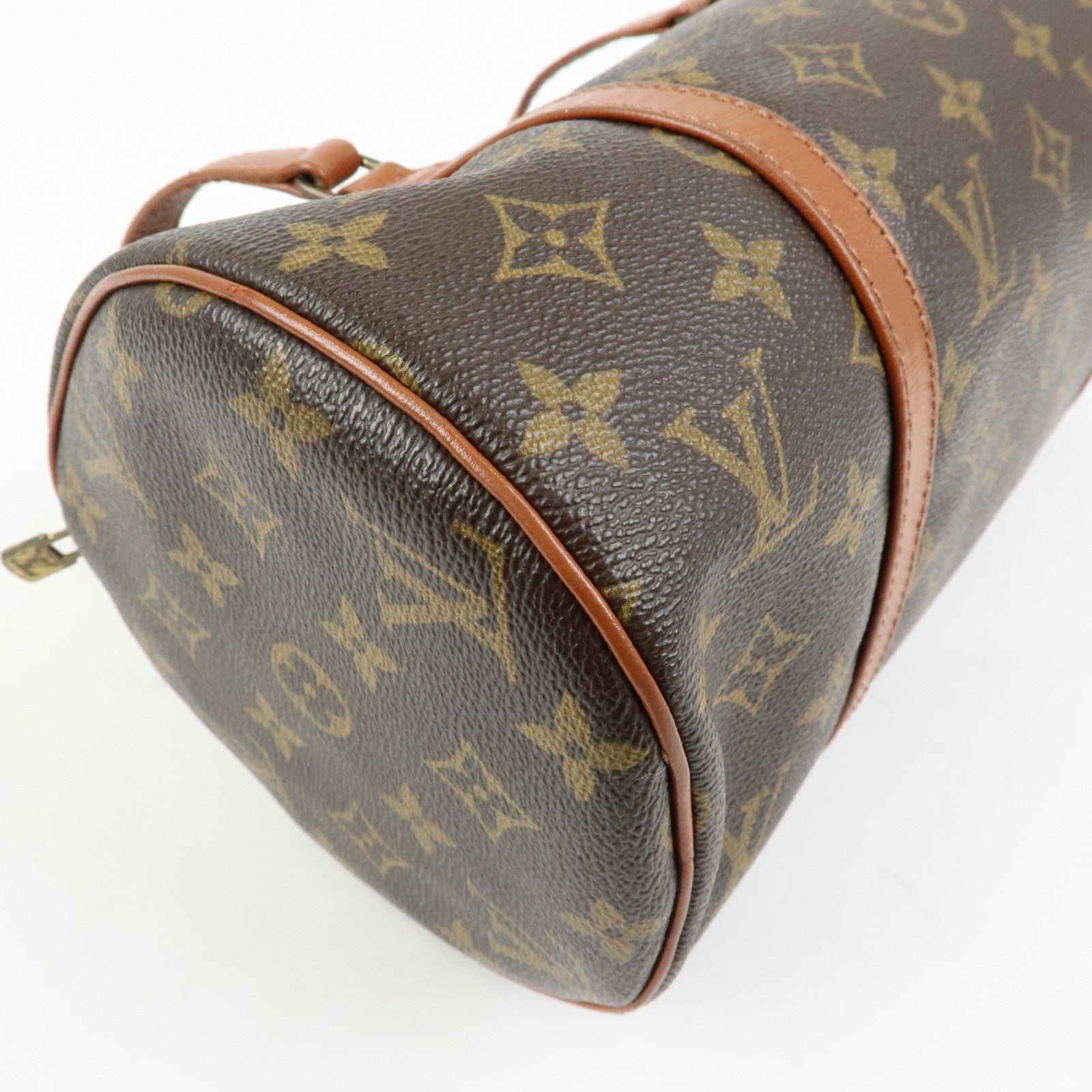 Louis Vuitton Monogram Papillon 30 Hand Bag Brown M51365
