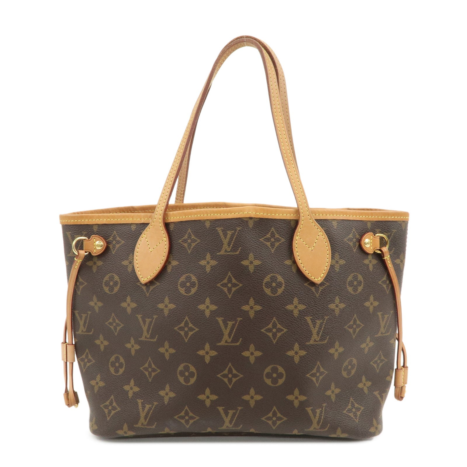 Louis Vuitton Monogram Neverfull PM Tote Bag Brown M41245
