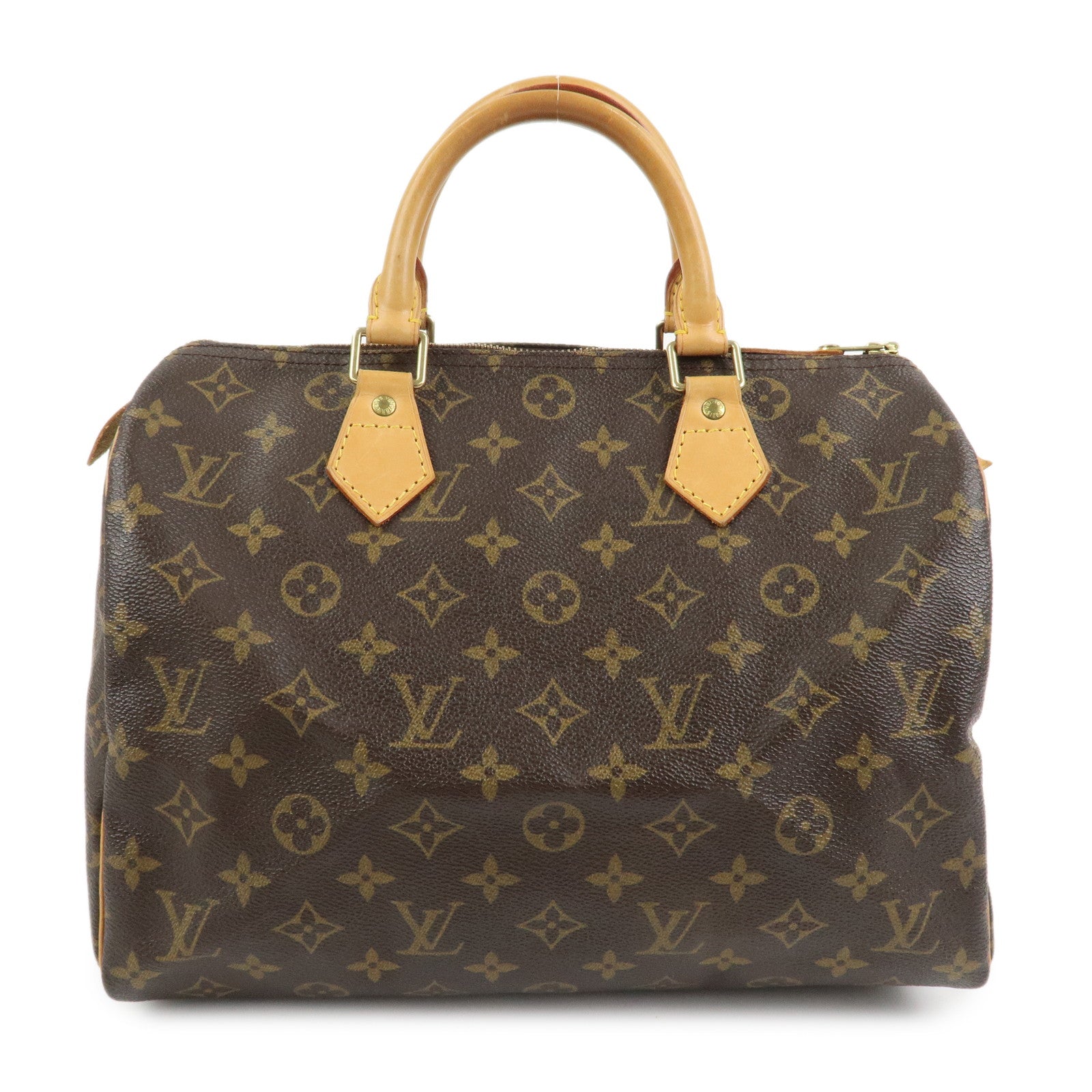 Louis Vuitton Monogram Speedy 30 Boston Bag Hand Bag Brown M41526