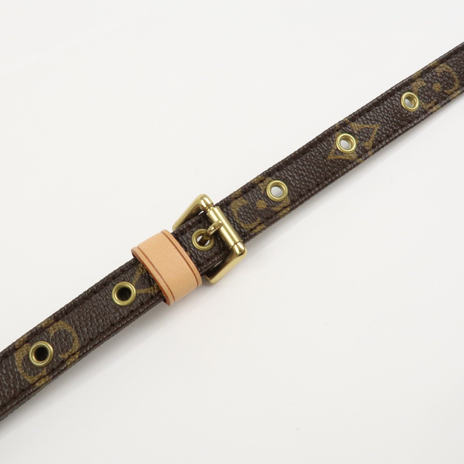 Louis Vuitton Monogram Leather Shoulder Strap 100cm 1.6cm Brown