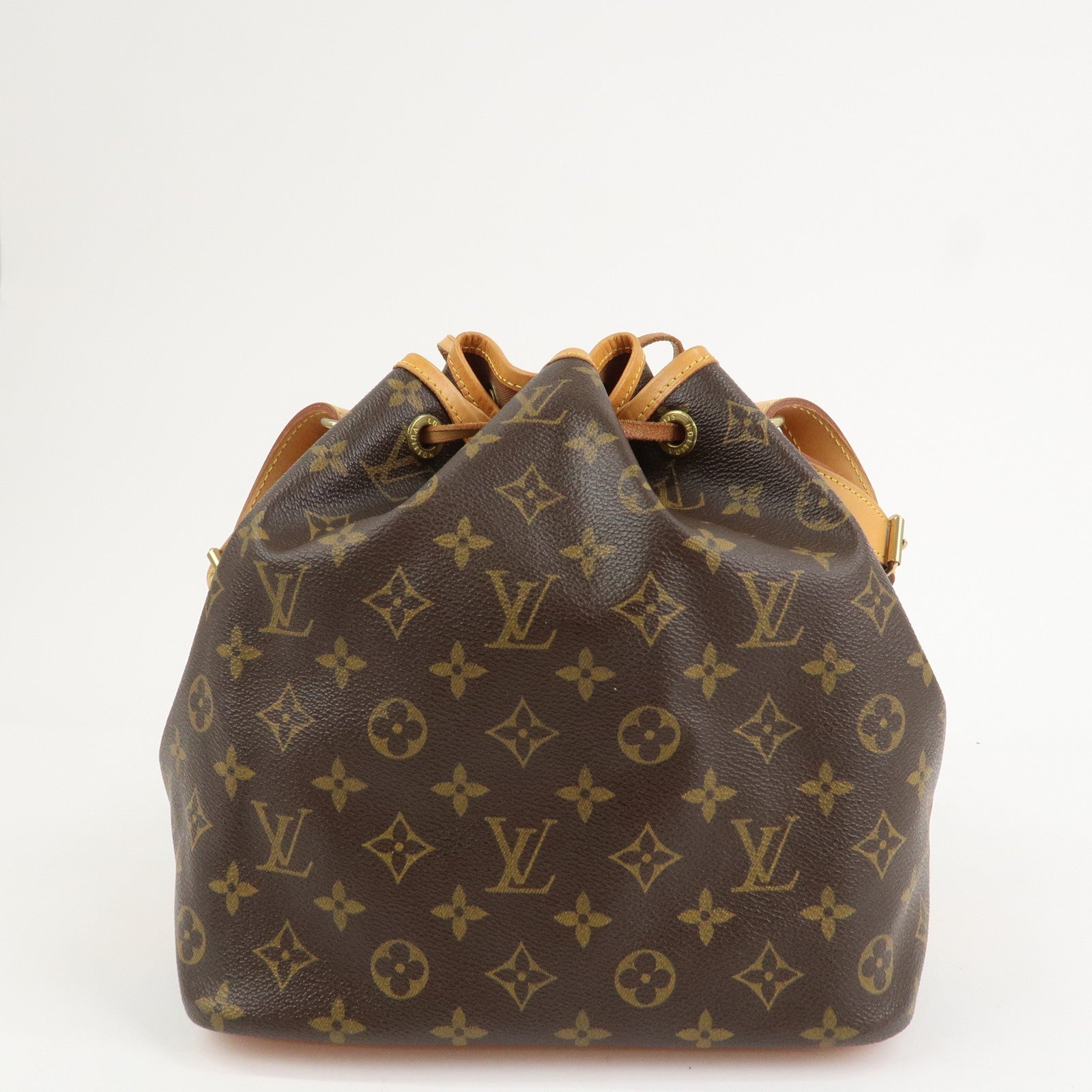Louis Vuitton Monogram Petit Noe Shoulder Bag Brown M42226