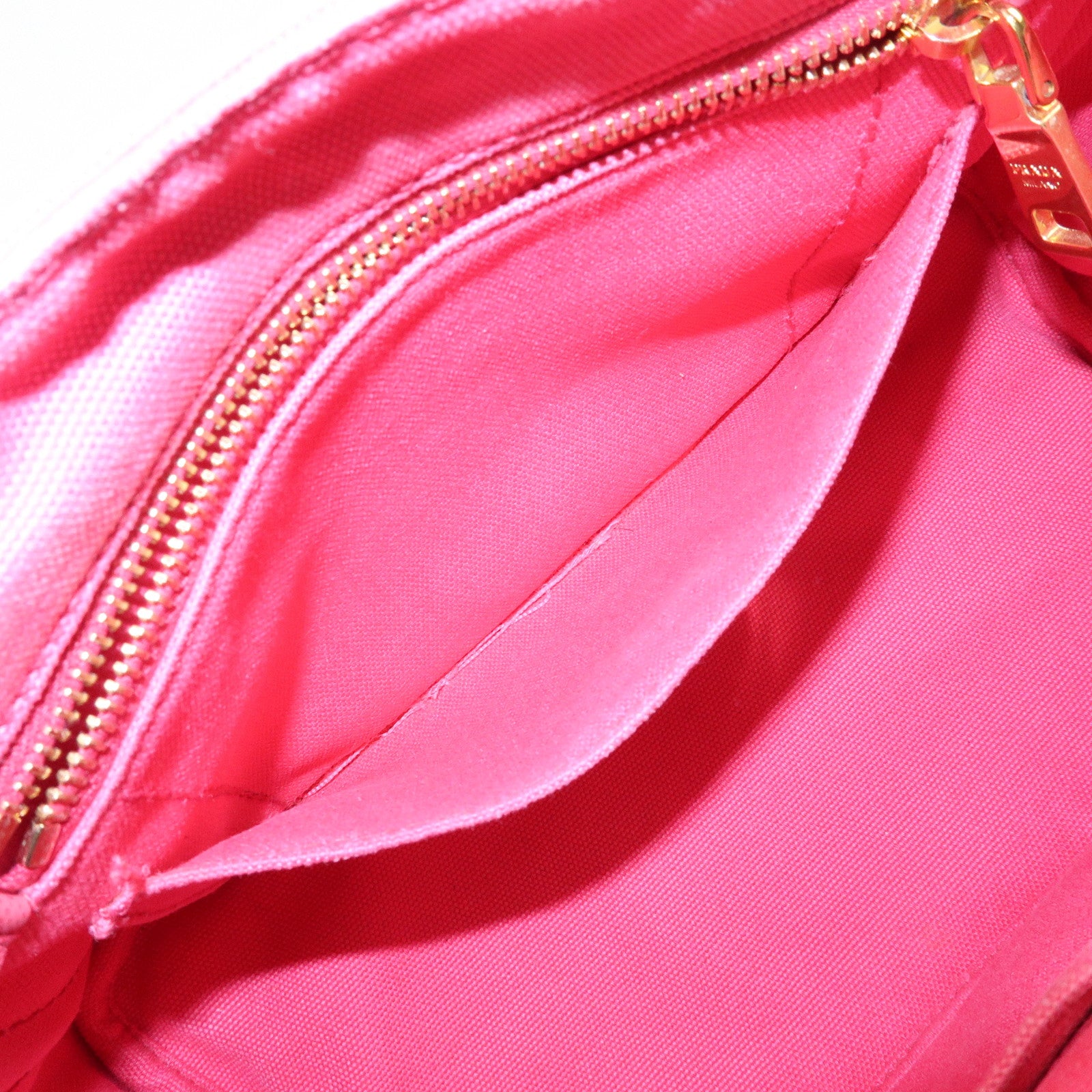 PRADA Canapa Mini Canvas 2Way Bag Hand Bag Shoulder Bag Pink 1BG439