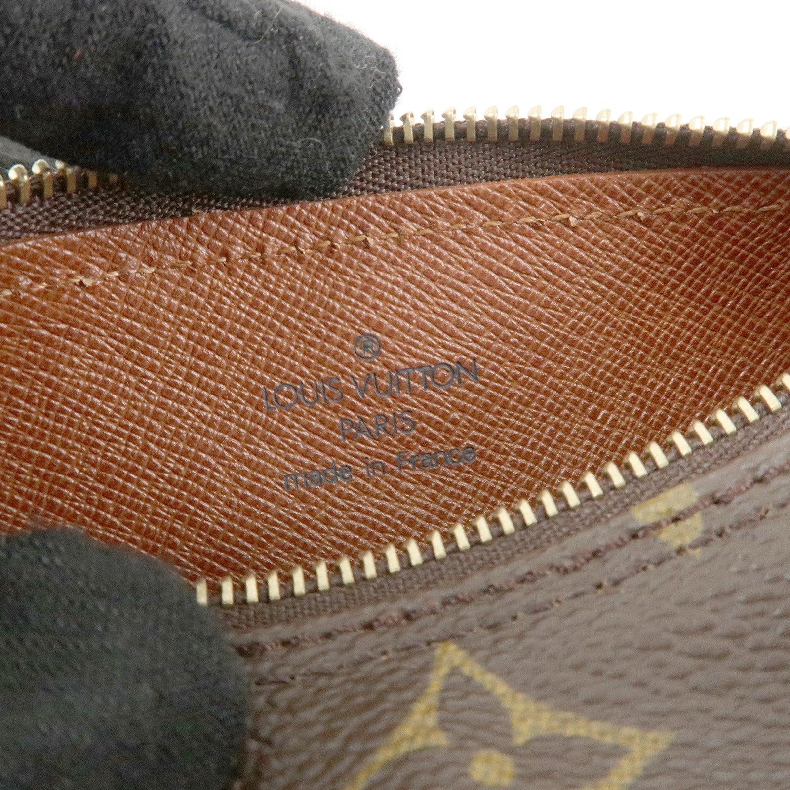 Louis Vuitton Monogram Mini Pouch for Papillon Bag New Style Brown Used