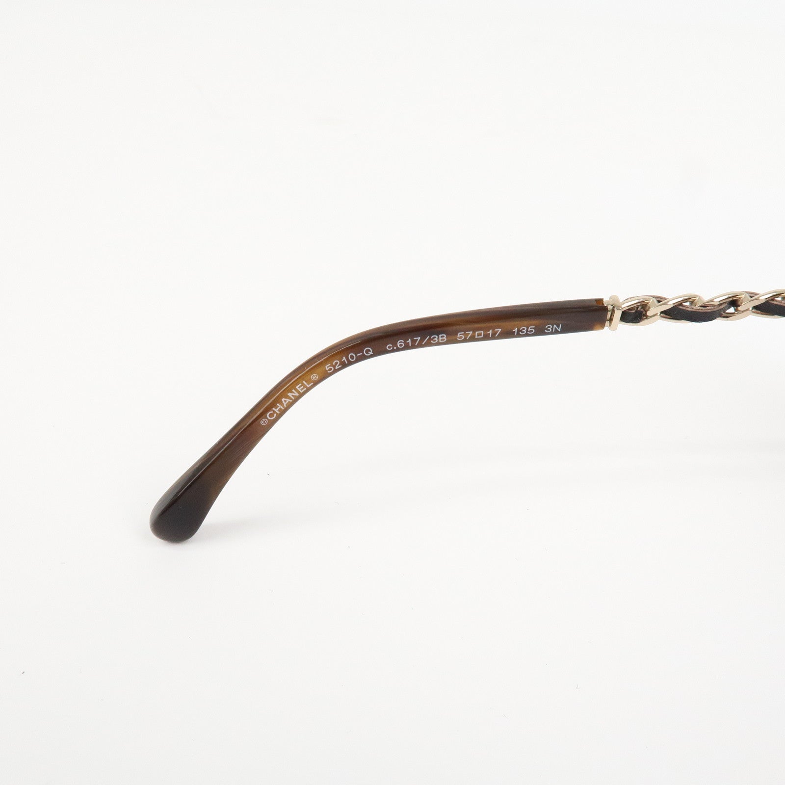 CHANEL COCO Mark Sunglasses c.617/3B 57□17 135 3N Brown 5210-Q