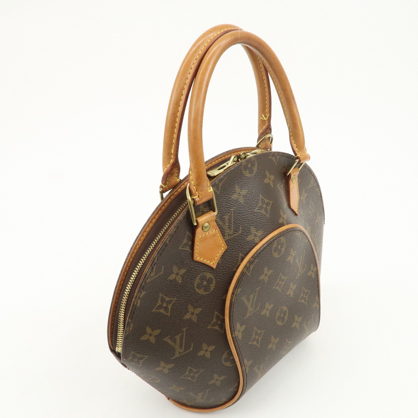 Louis Vuitton Monogram Canvas Ellipse PM Hand Bag Brown M51127