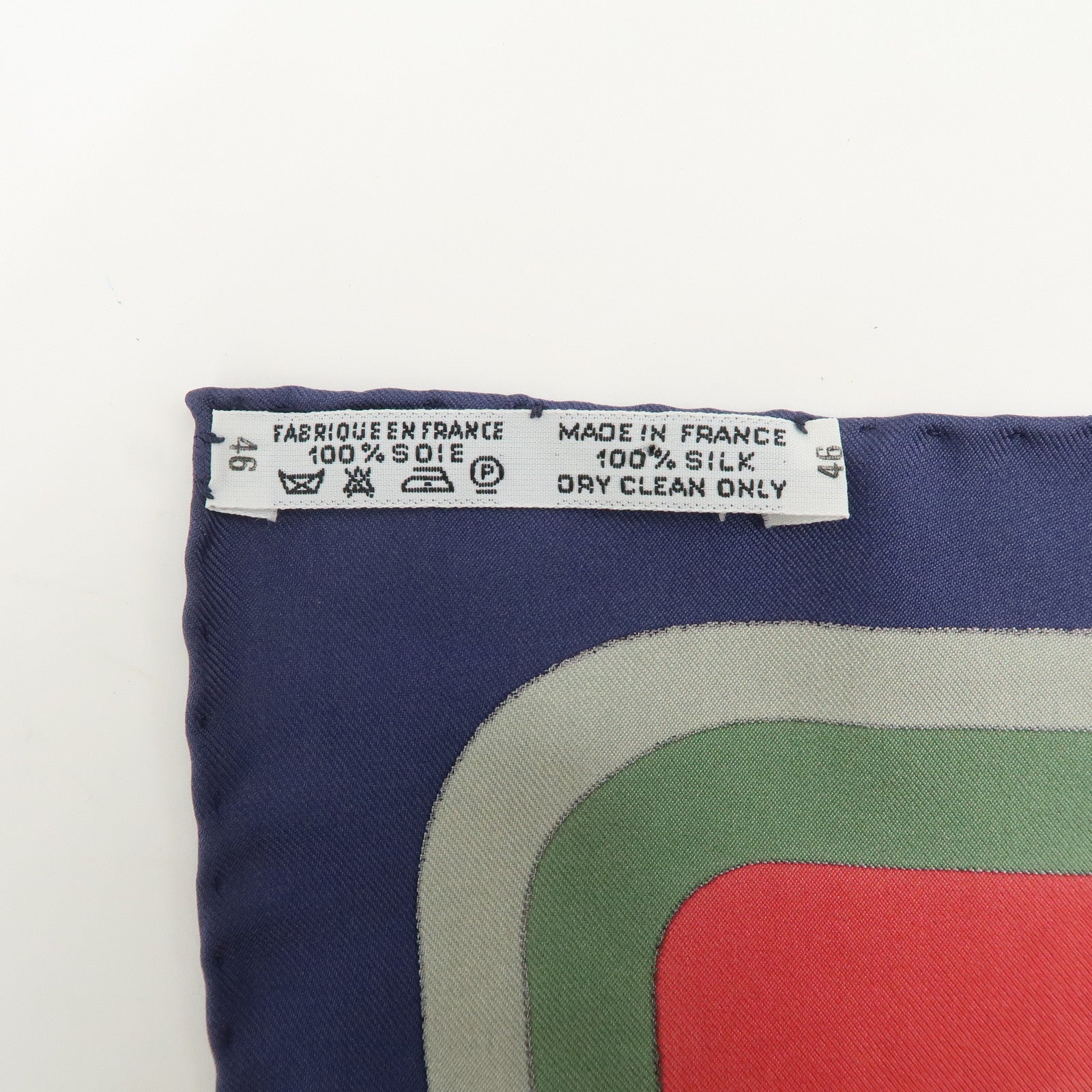 HERMES Carre 90 Silk 100% COACHING Scarf Red Multi Color