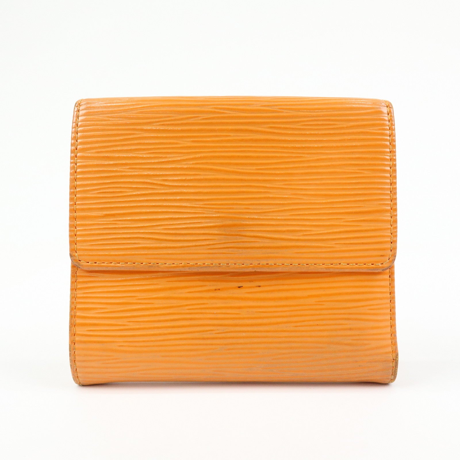 Louis Vuitton Epi Porte Monnaie Billets Credit Wallet Orange M6348H
