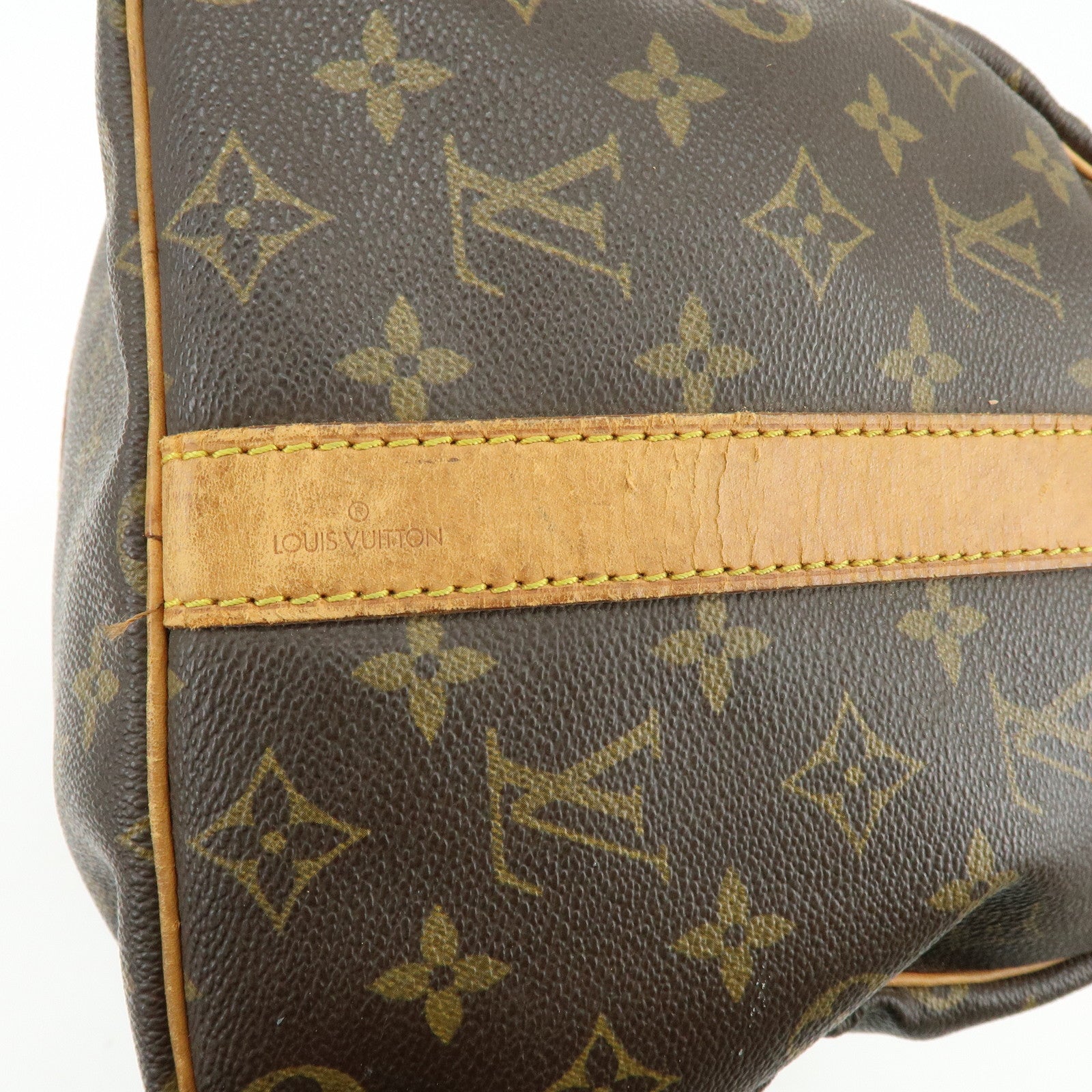 Louis Vuitton Monogram Keep All Bandouliere 45 Boston Bag M41418