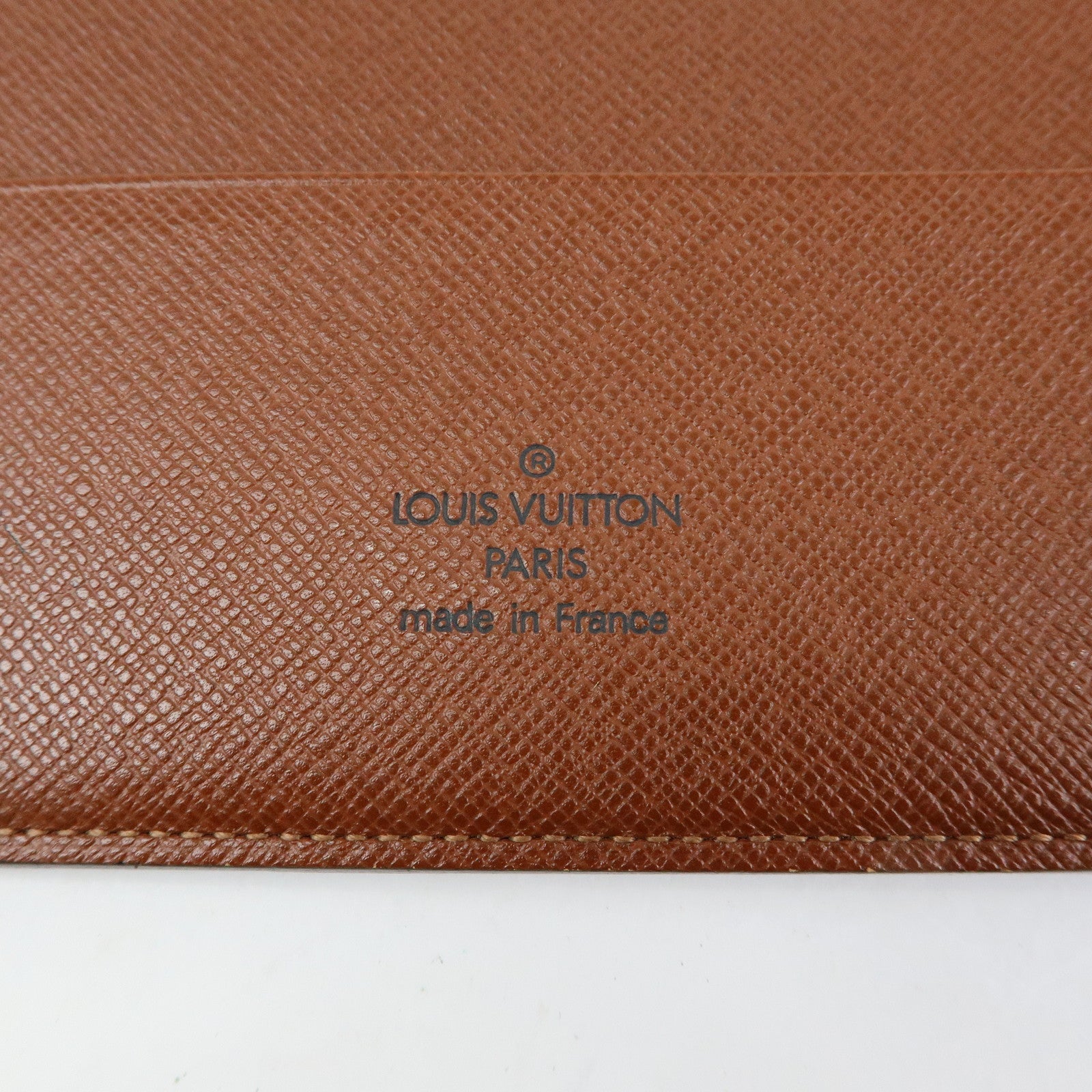 Louis Vuitton Monogram Agenda GM Planner Cover Brown R20106