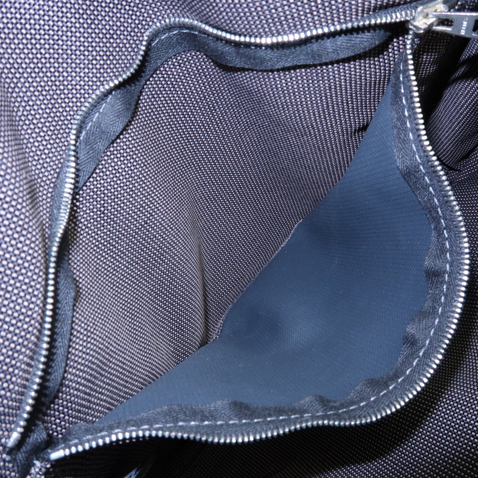 HERMES Herline Canvas Bassac PM Fourre Tout Shoulder Bag Black