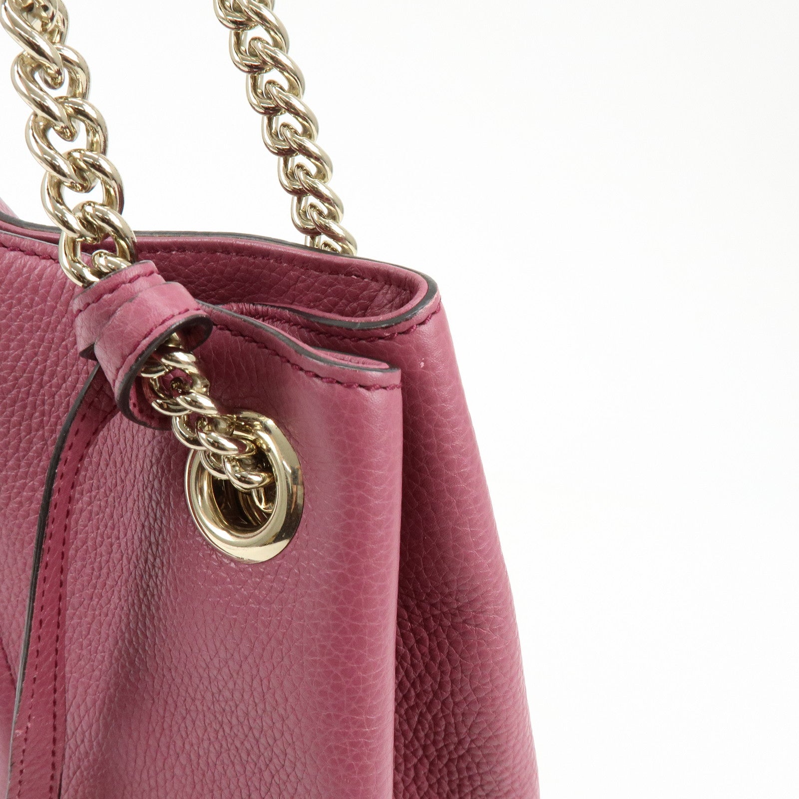 GUCCI ボールバック GUCCI New Bamboo Shoulder Bag 263970 Fringe Tassel Purple Leather