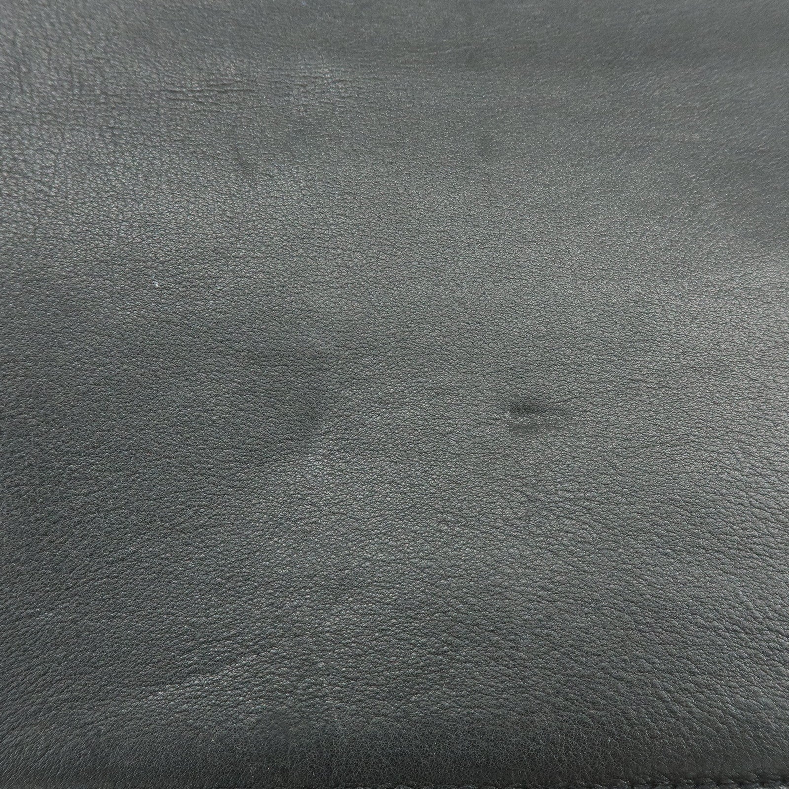 CHANEL Calf Leather Shoulder Bag Black