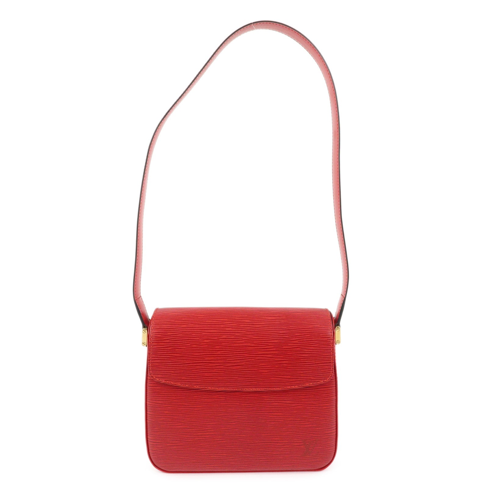 Louis Vuitton Epi Buci Shoulder Bag Hand Bag Castilian Red M52207