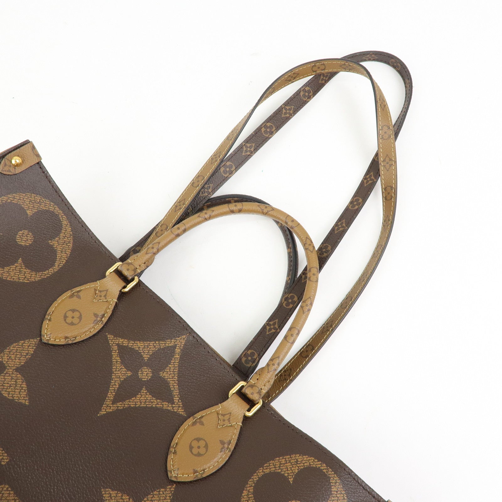 Louis Vuitton Monogram Giant Canvas On The Go MM Hand Bag M44576