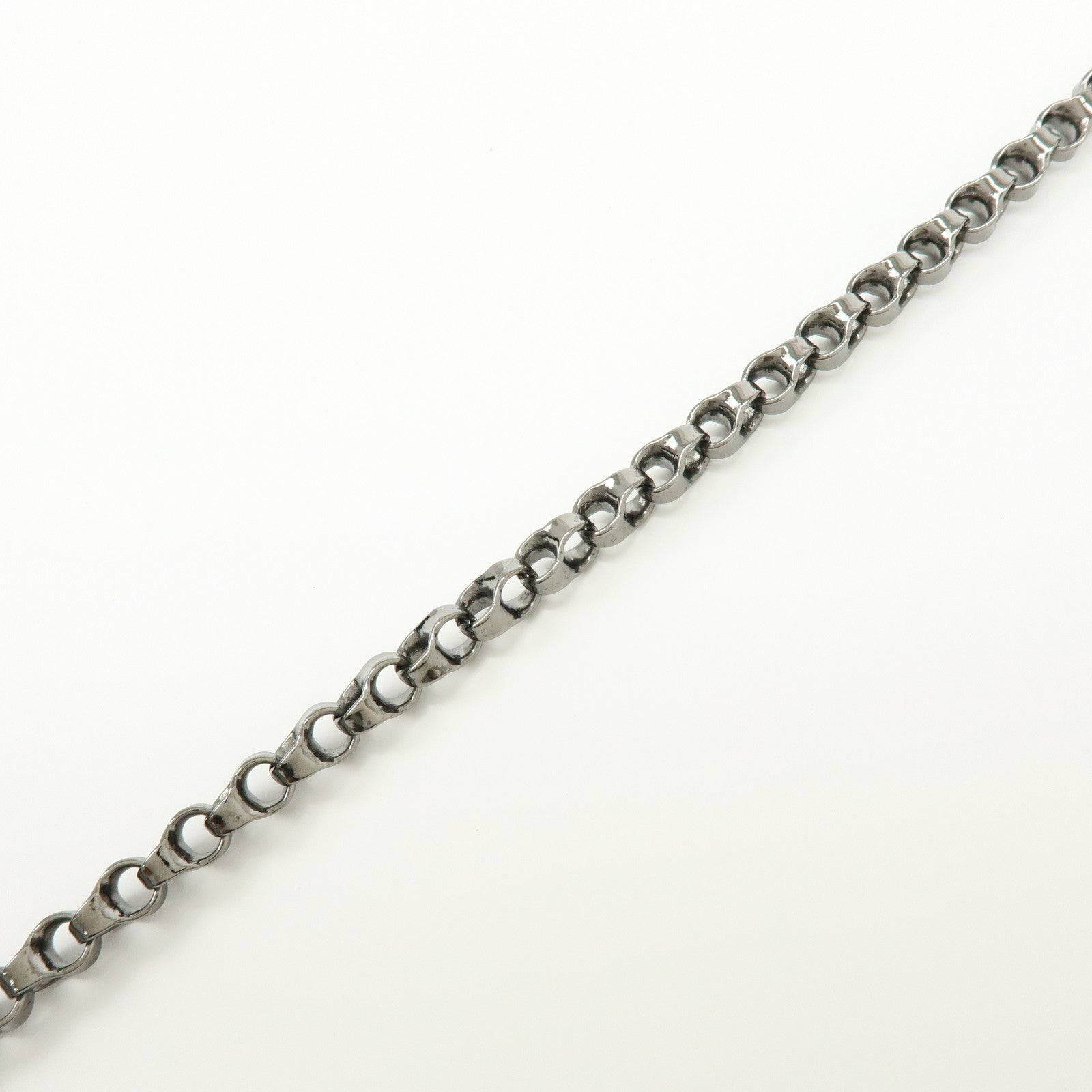 Christian Louboutin Leather 2Way Bag Chain Shoulder Bag Black Red