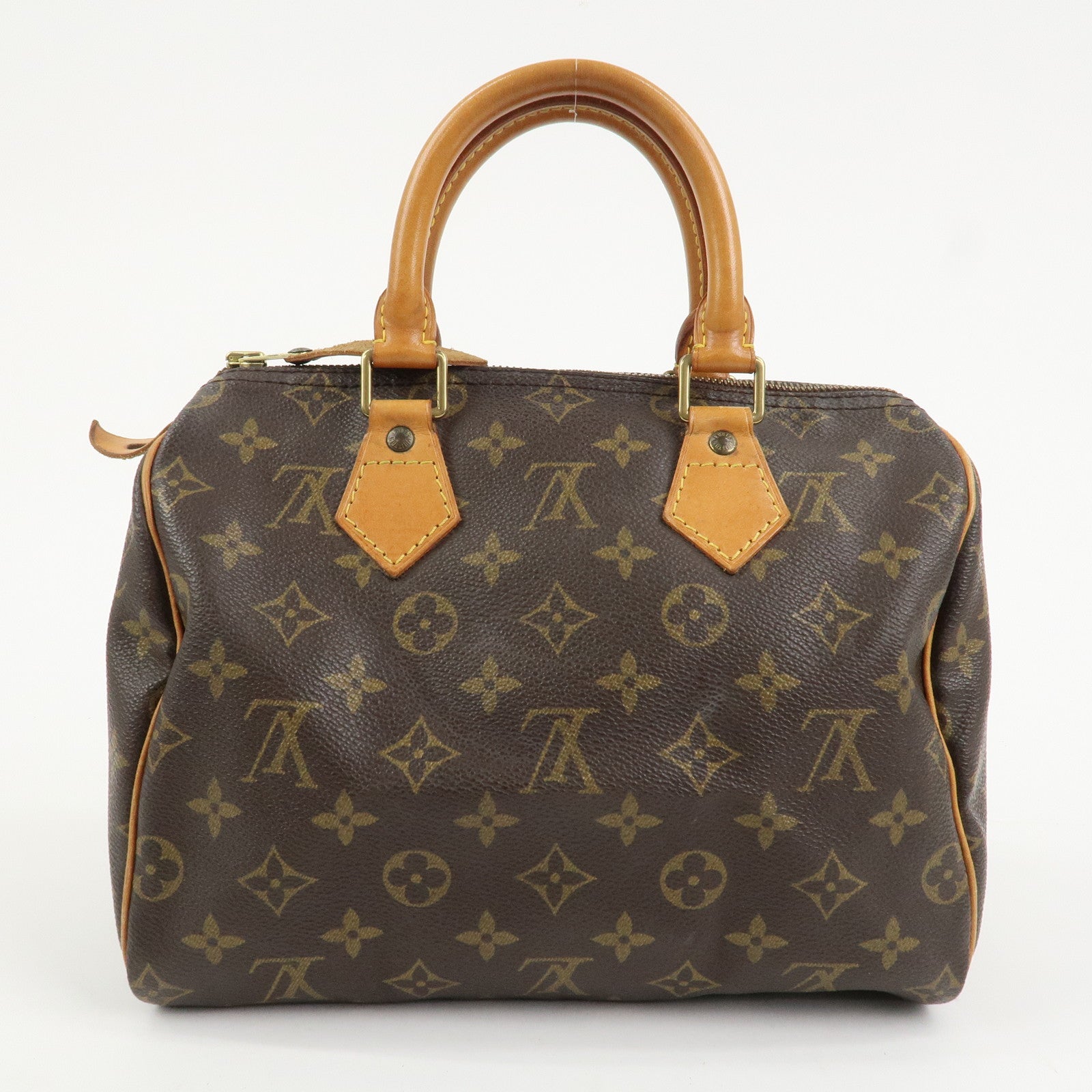 Louis Vuitton Monogram Speedy 25 Boston Bag Hand Bag Brown M41528