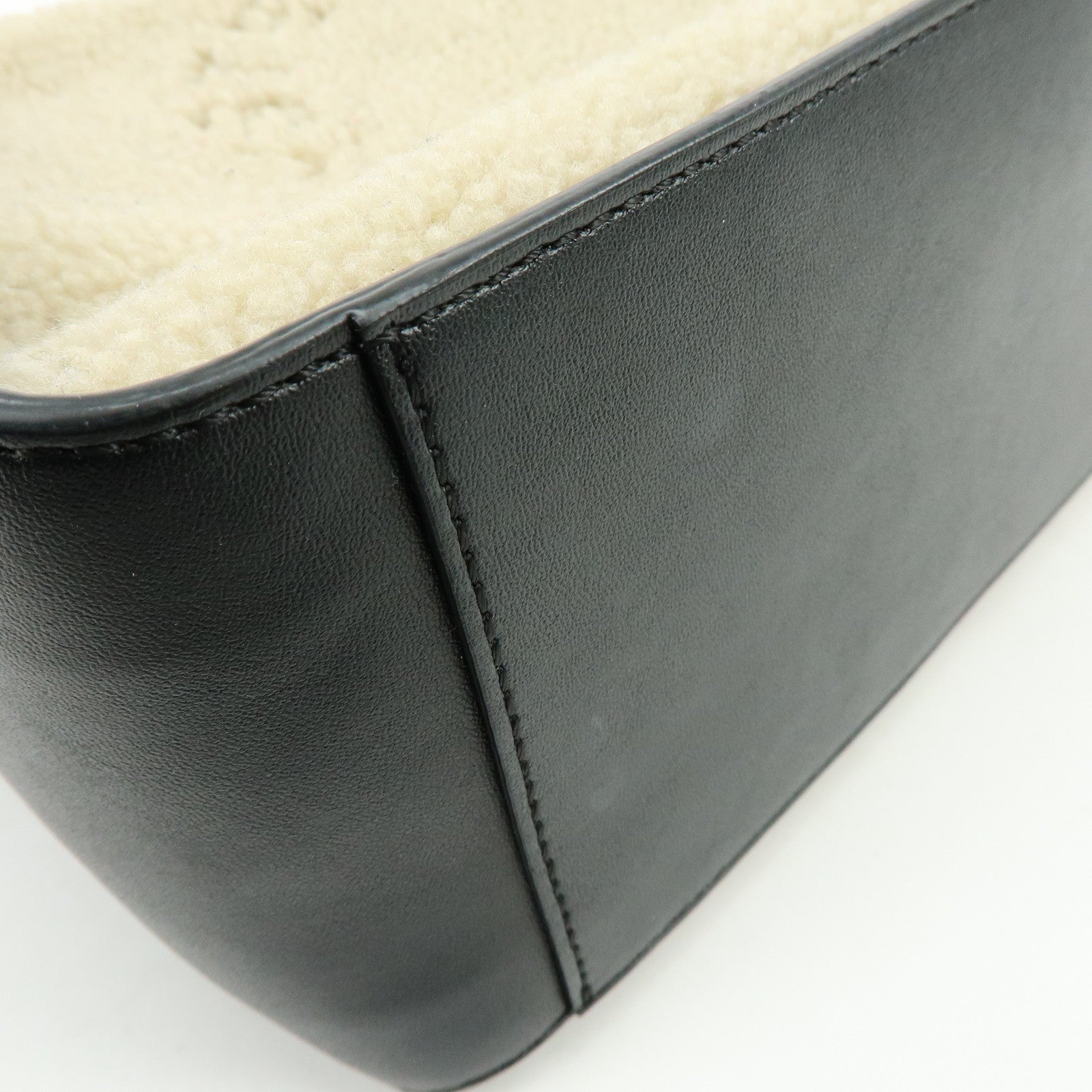 STELLA MCCARTNEY Alter Nappa Faux Shearling Shoulder Crossbody Bag