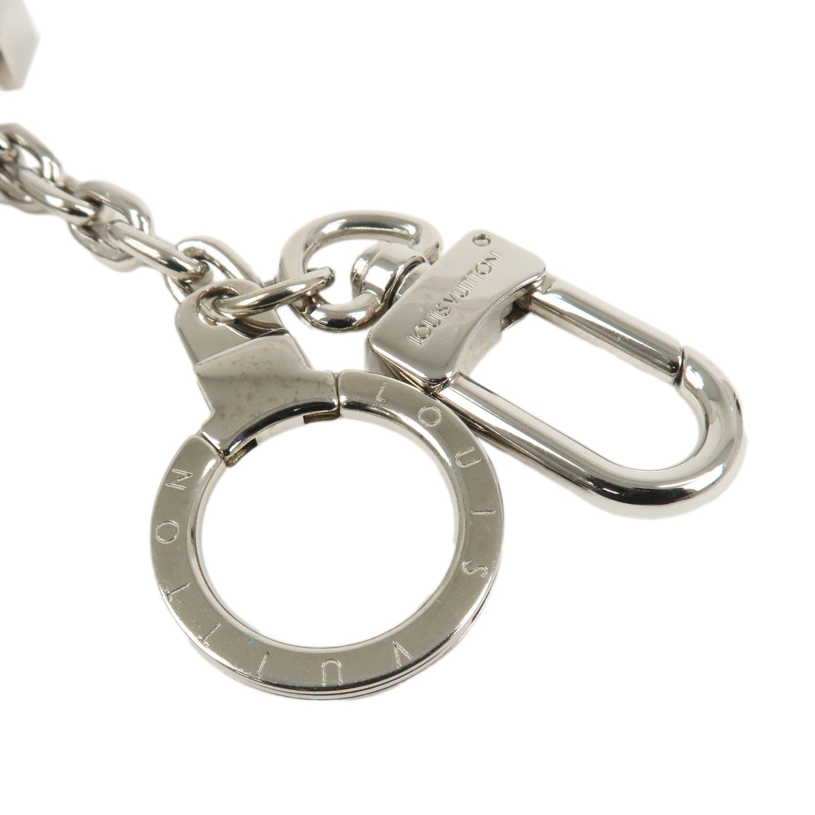 Louis Vuitton Porte Cles Initiales LV Bag Charm Silver M65071