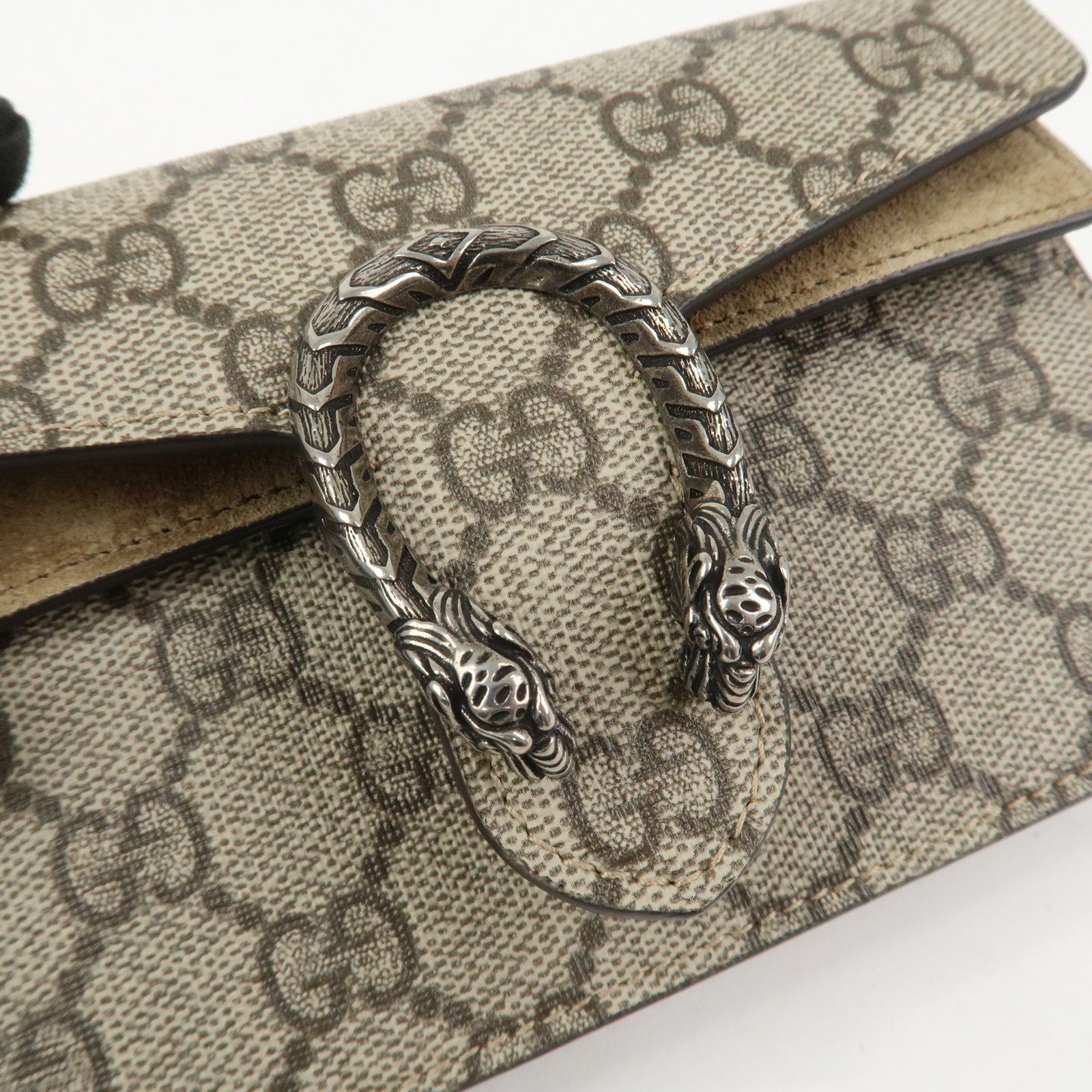 GUCCI Dionysus Super Mini Bag Leather Chain Shoulder Bag 476432