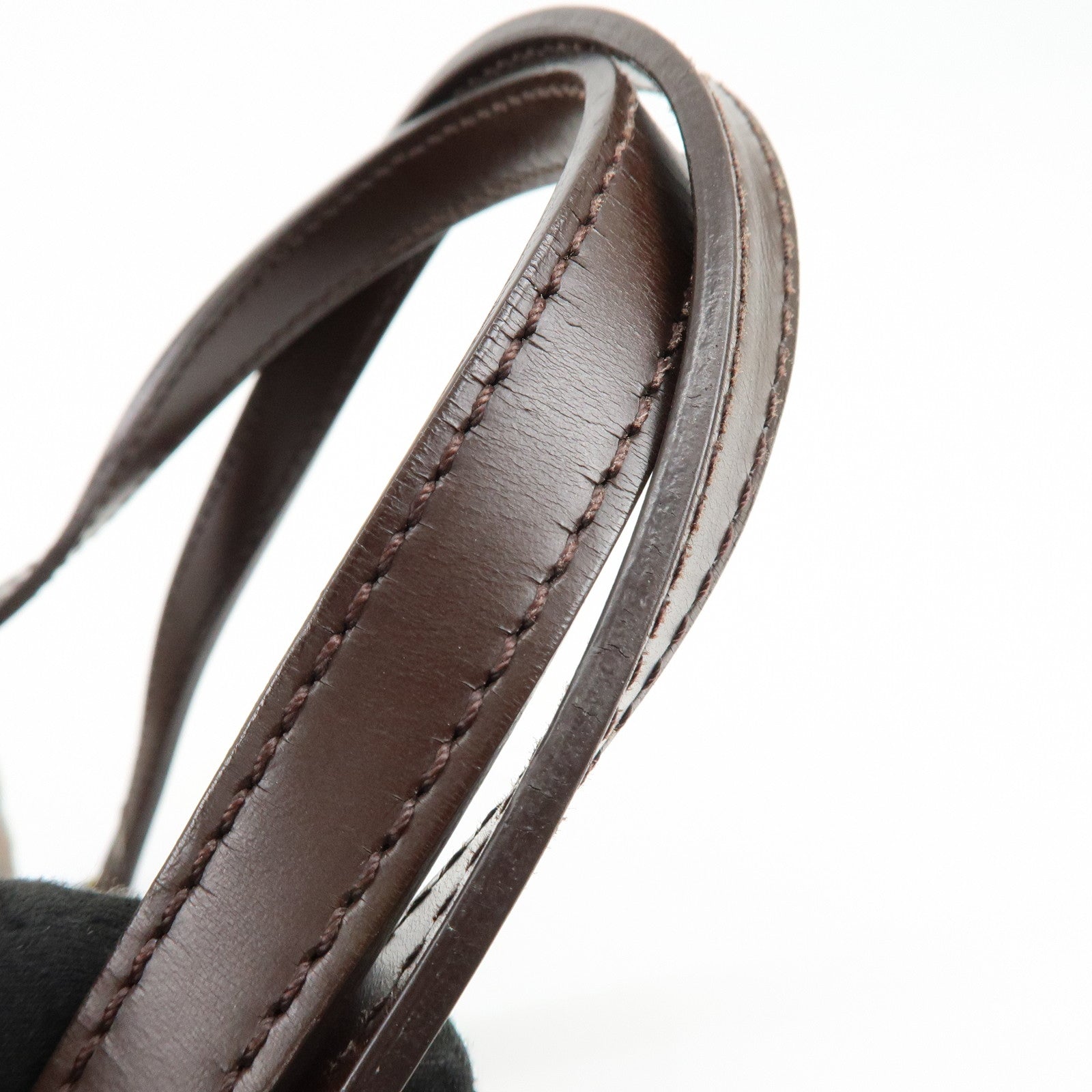 Louis Vuitton Damier Ebene Papillon 30 Hand Bag Brown N51303