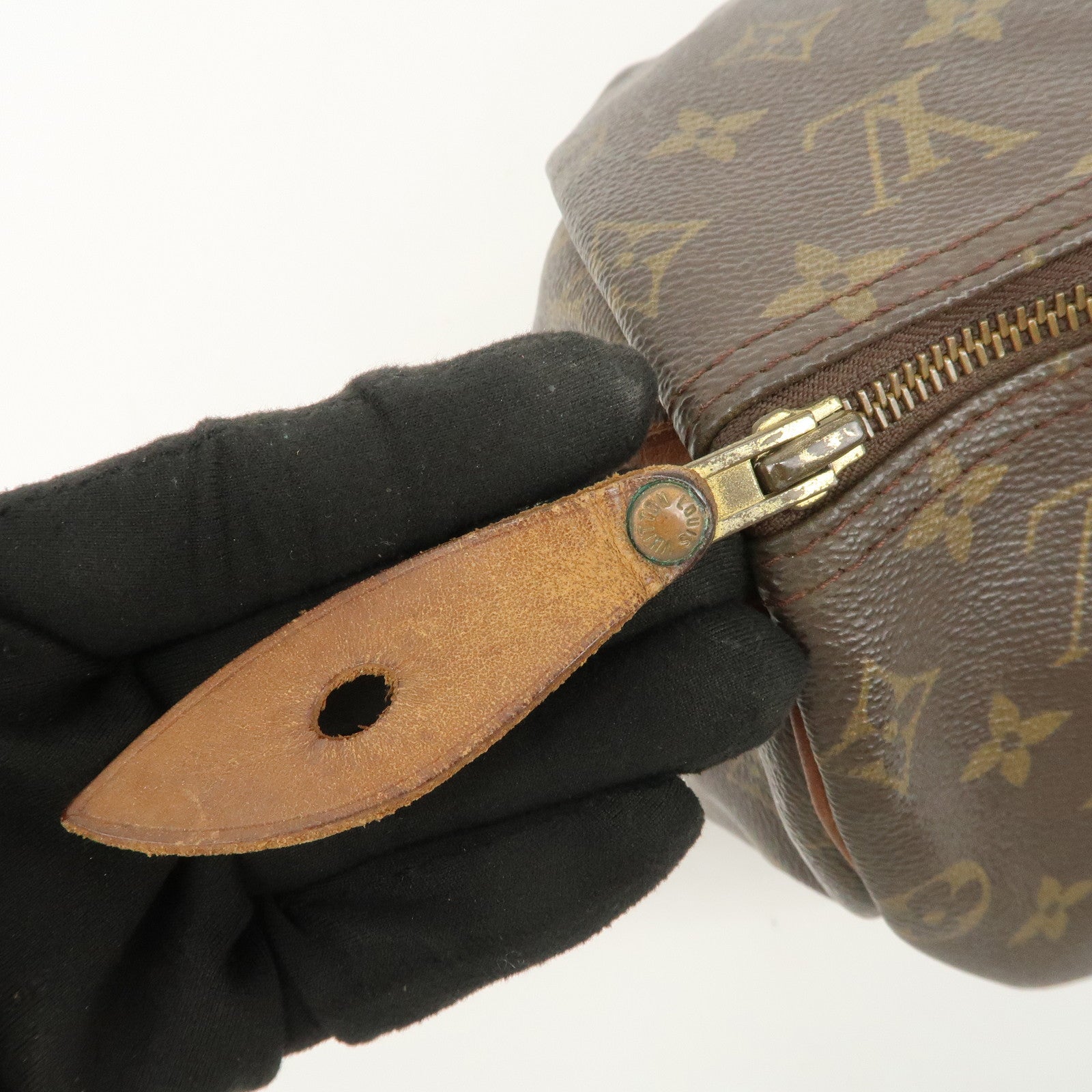 Louis Vuitton Monogram Speedy 40 Hand Bag Boston Bag Brown M41522