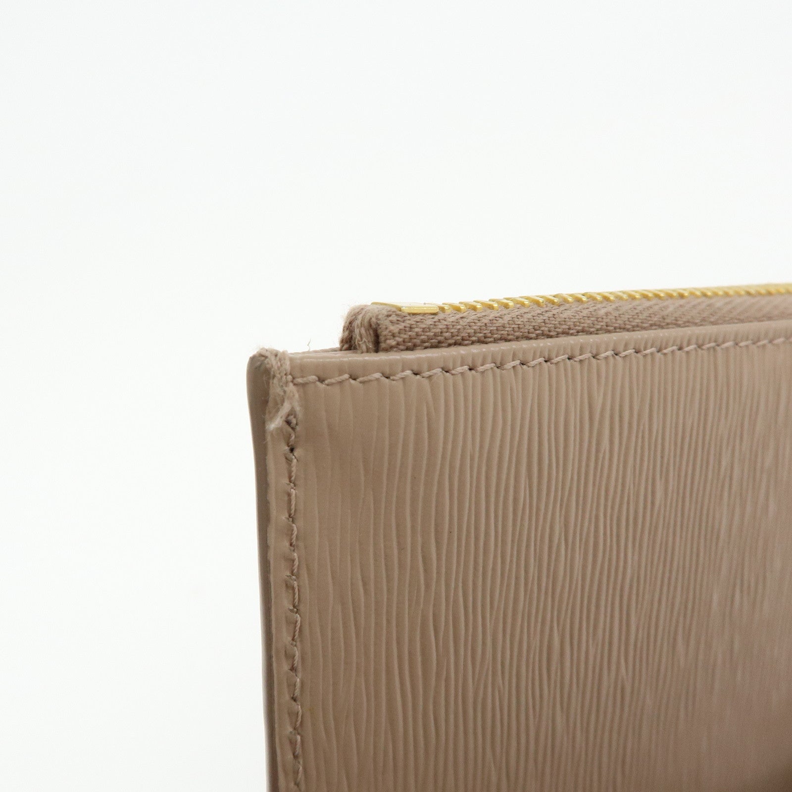 PRADA Leather Fragment Case Card Case Card Holder Pink 57884