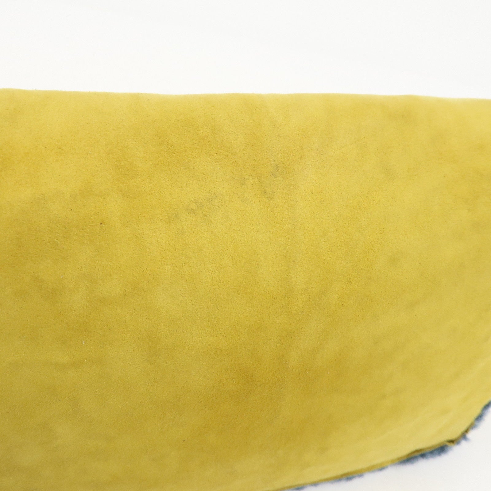 CHANEL COCO Mark Mouton Clutch Bag Yellow Blue