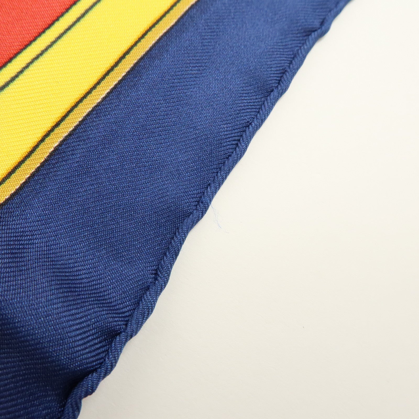 HERMES Carre 90 Silk 100% Scarf GRAND APPARAT Navy Multi Color