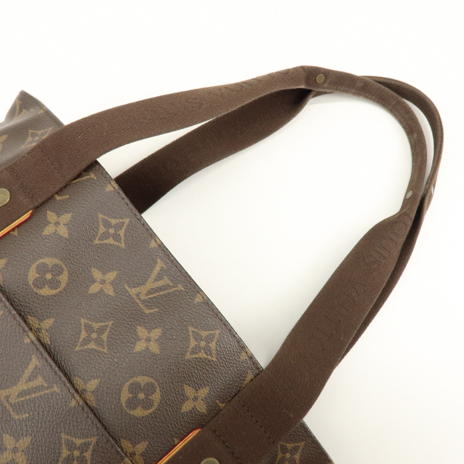 Louis Vuitton Monogram Cabas Beaubourg Tote Bag Brown M53013